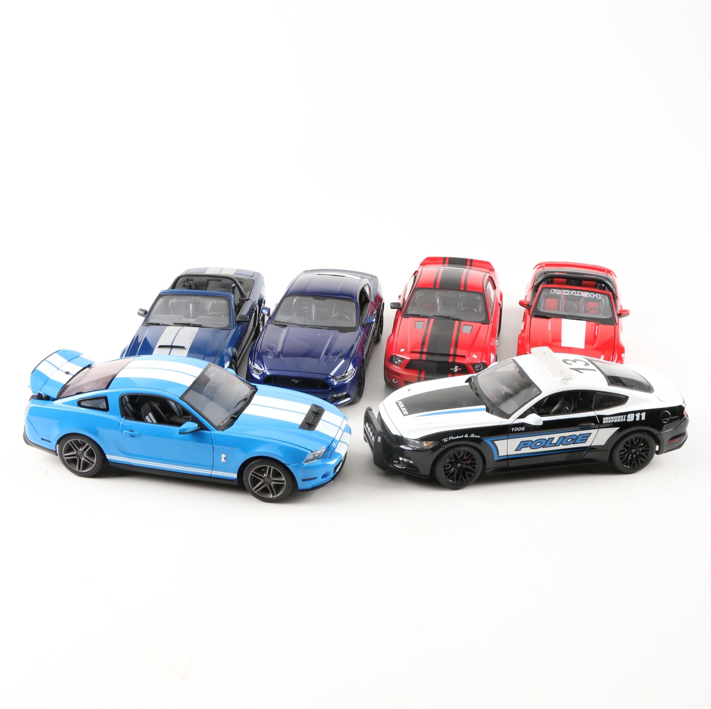 Modern Ford Mustang Die-Cast Cars