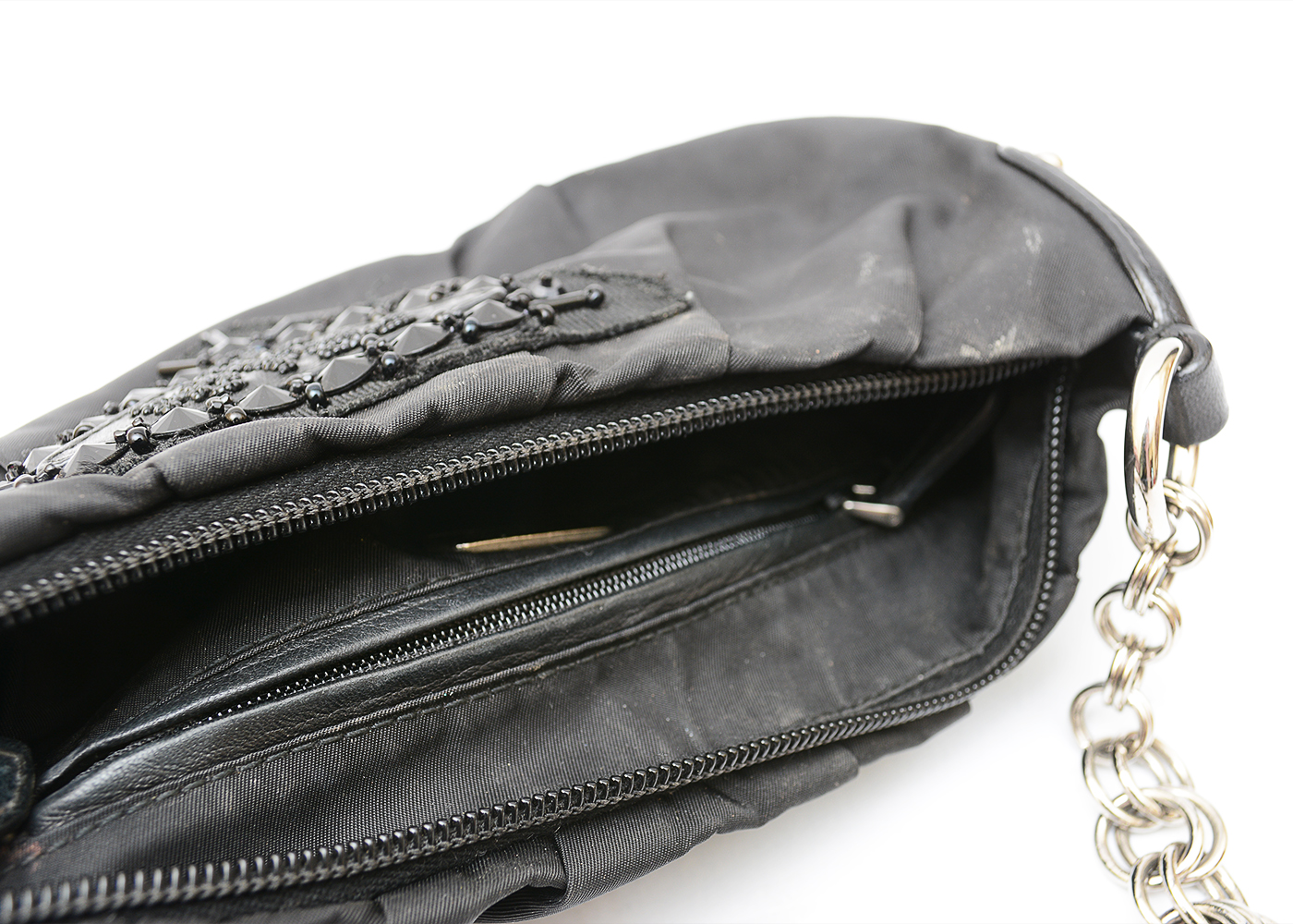 Prada Nero Evening Handbag