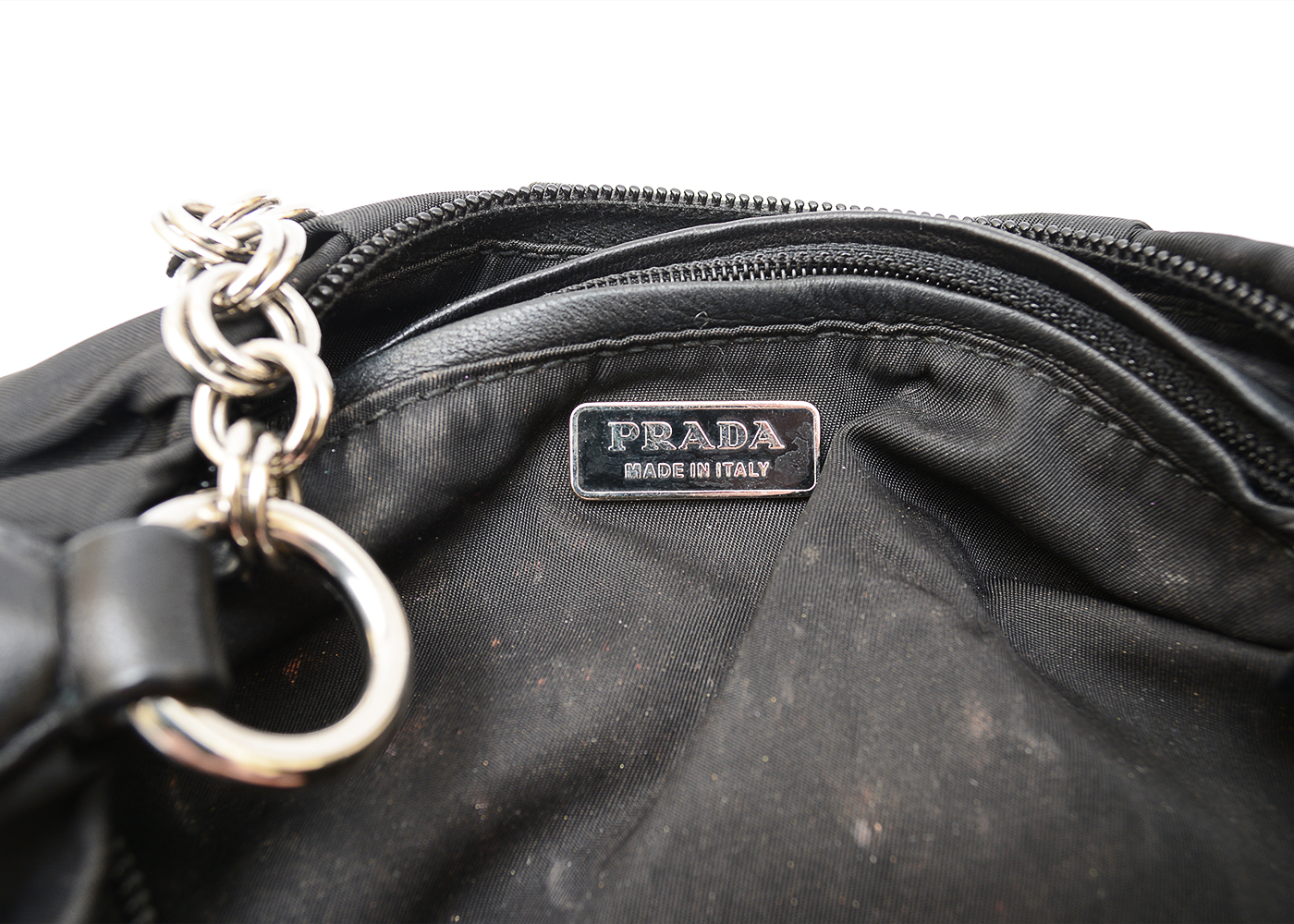 Prada Nero Evening Handbag