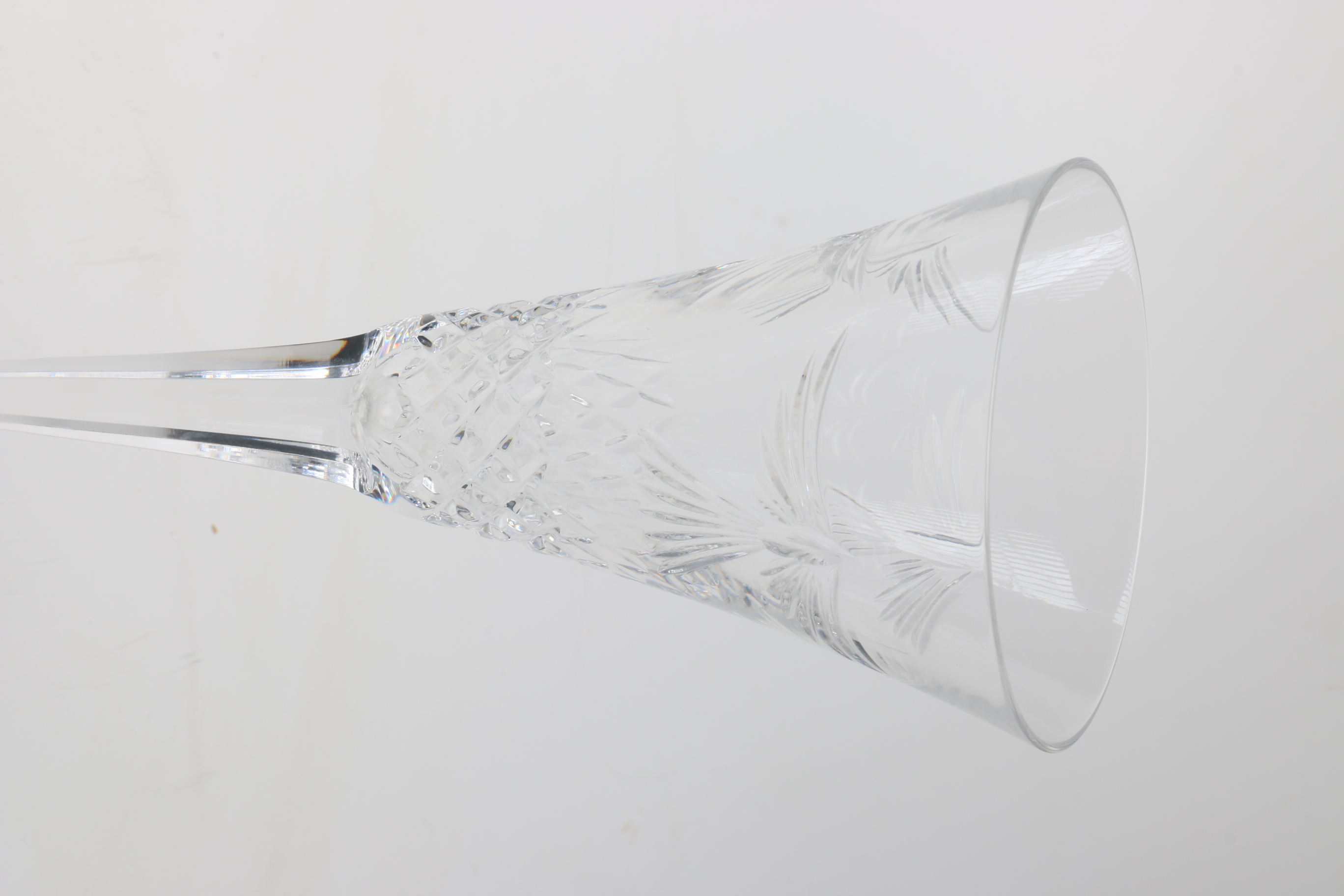 Group of Waterford Crystal "Millennium" Flute Glasses