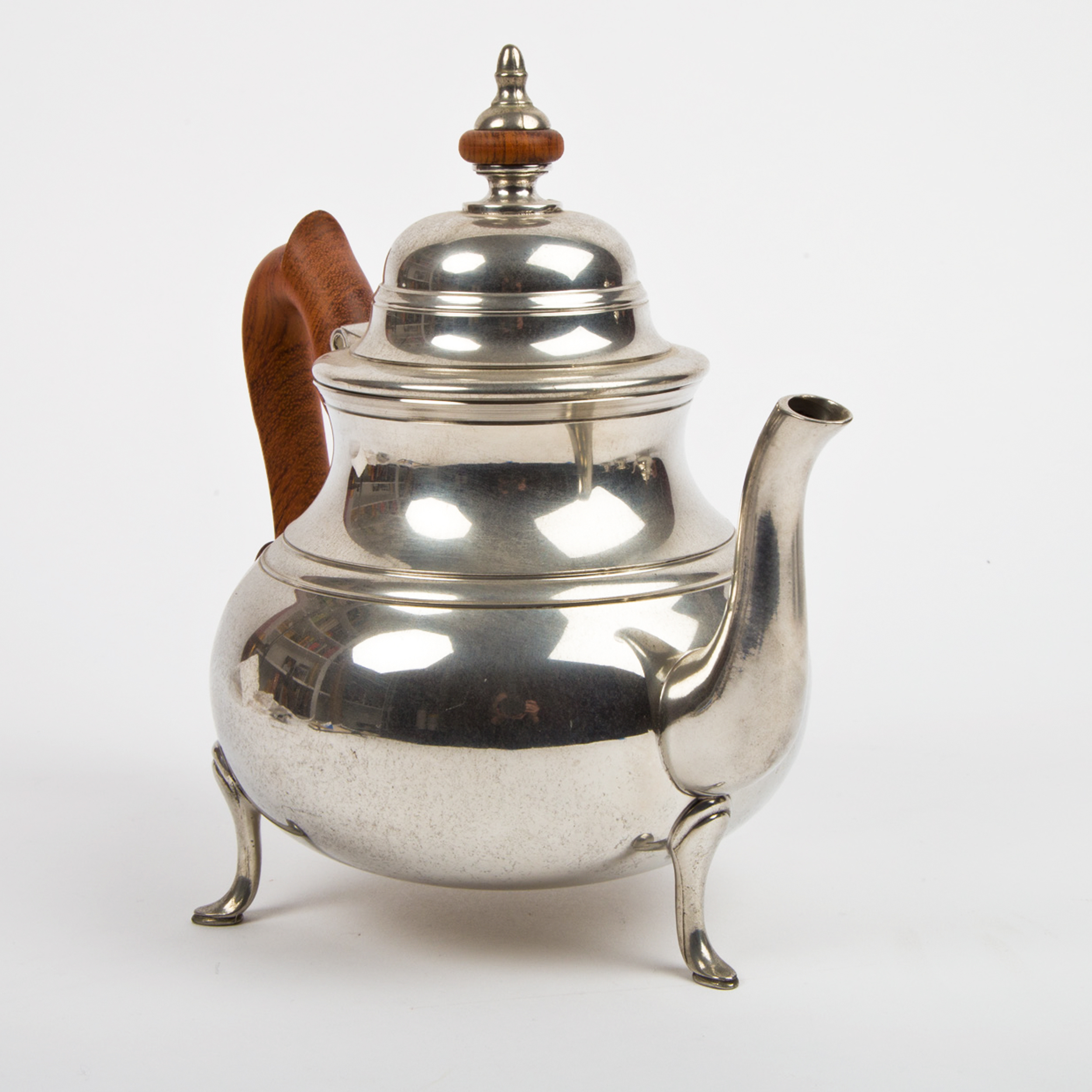 Kirk Steiff  "Williamsburg" Pewter Tea Set