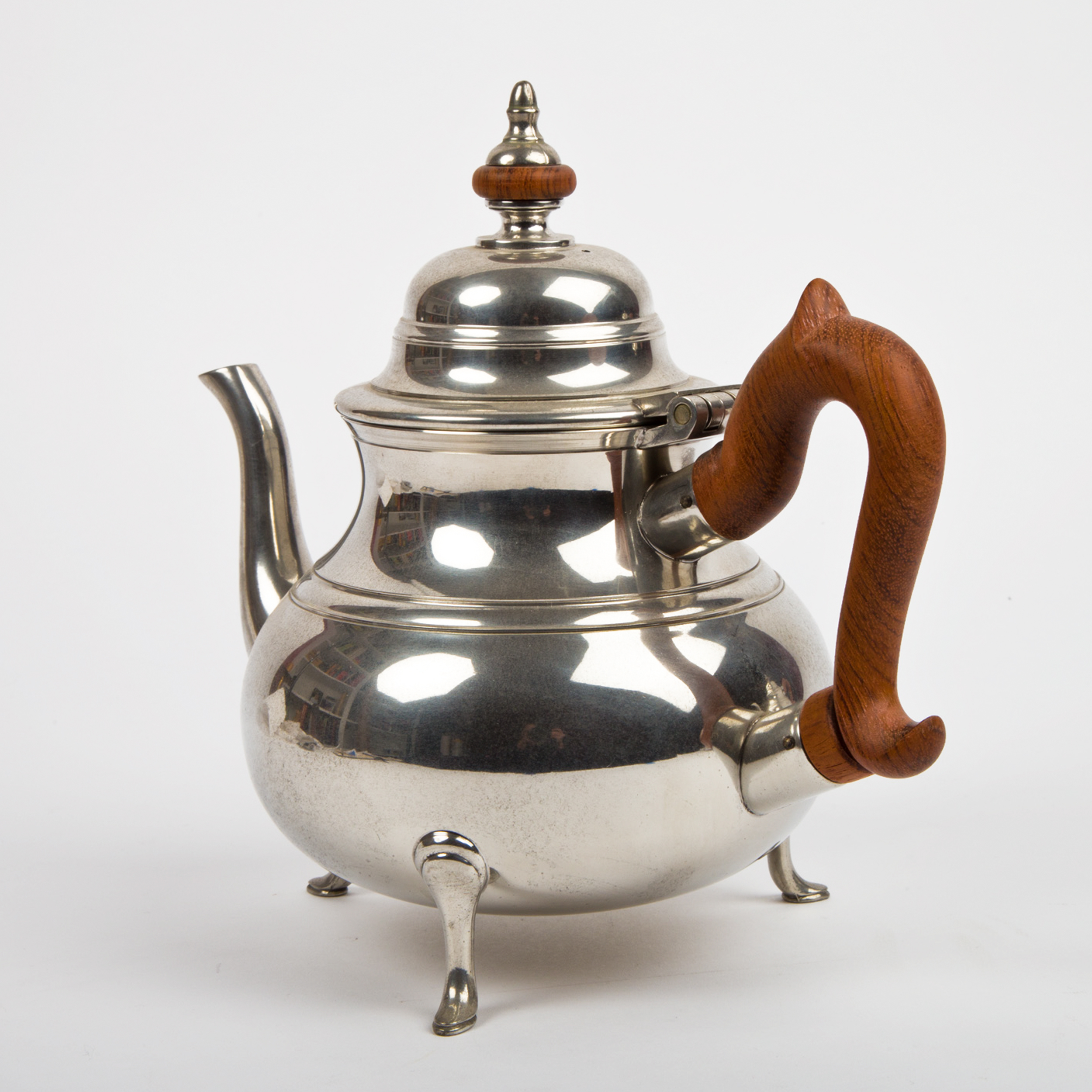 Kirk Steiff  "Williamsburg" Pewter Tea Set