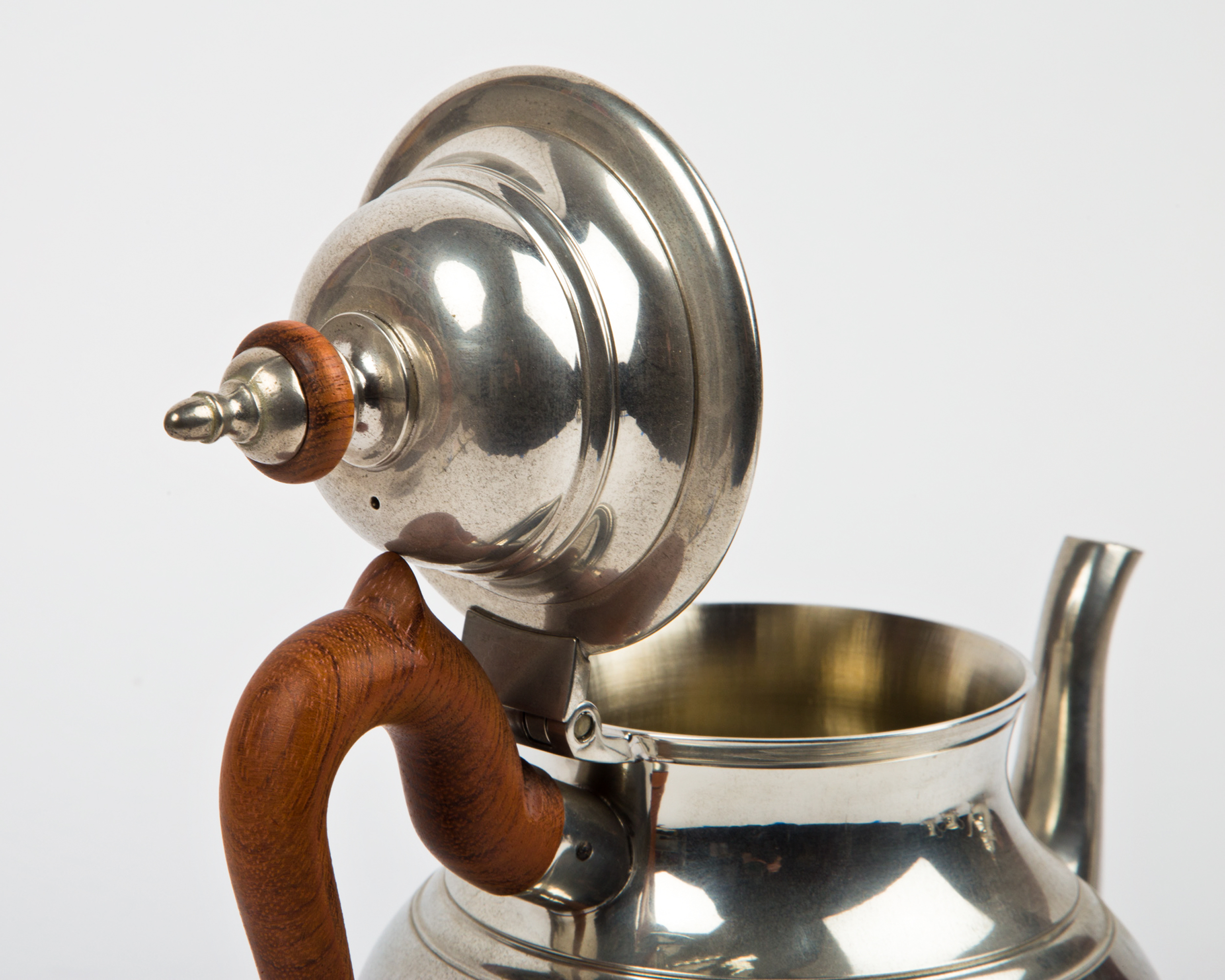 Kirk Steiff  "Williamsburg" Pewter Tea Set