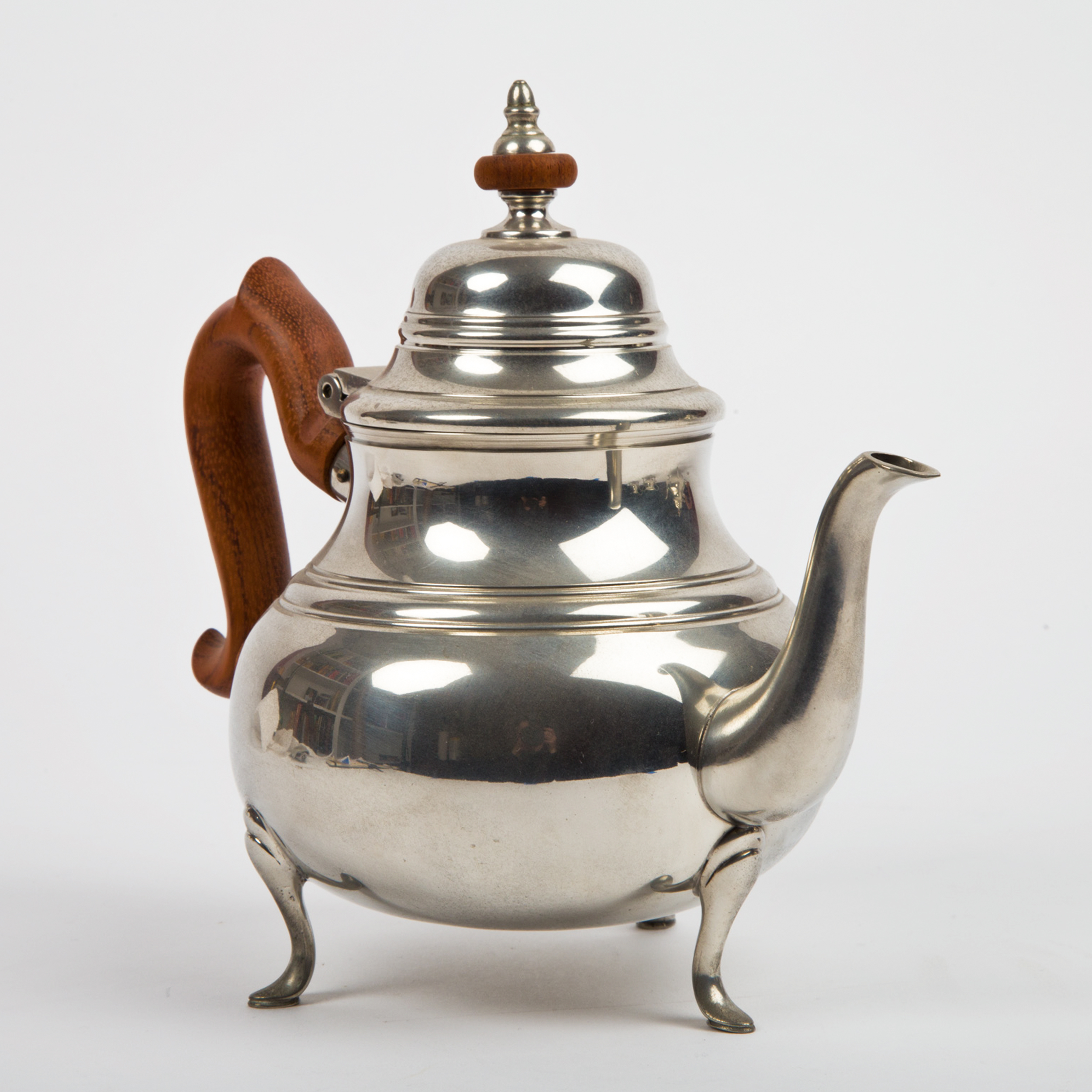 Kirk Steiff  "Williamsburg" Pewter Tea Set