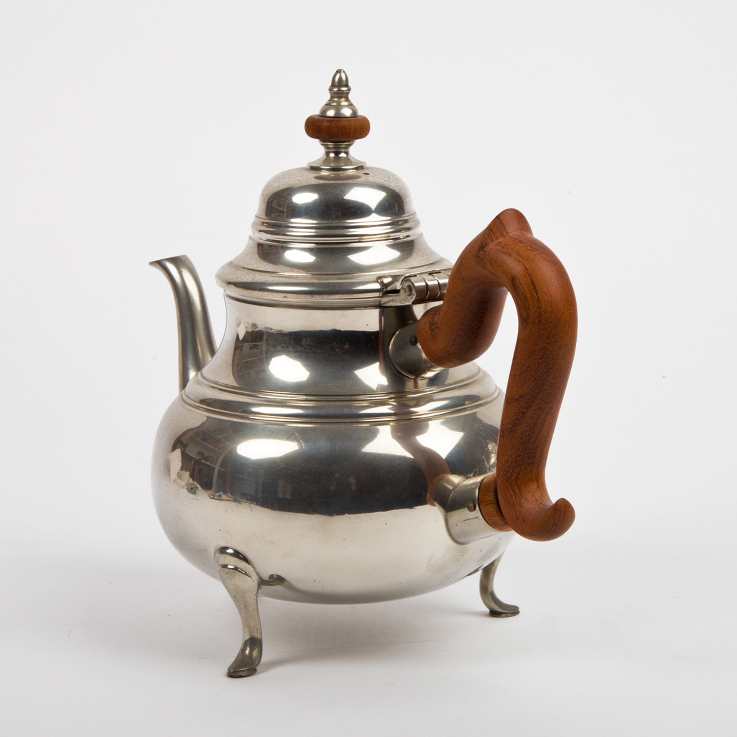 Kirk Steiff  "Williamsburg" Pewter Tea Set