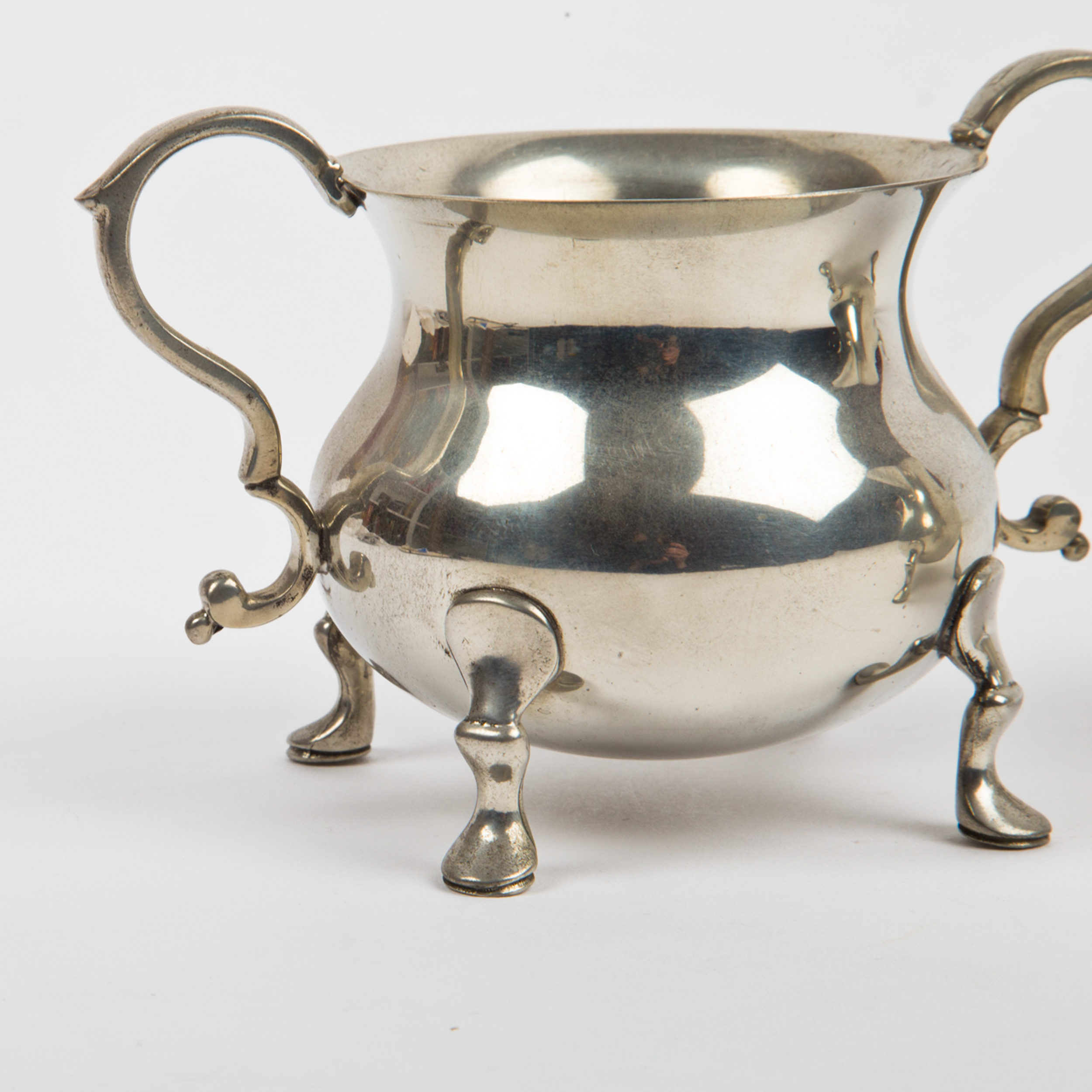 Kirk Steiff  "Williamsburg" Pewter Tea Set