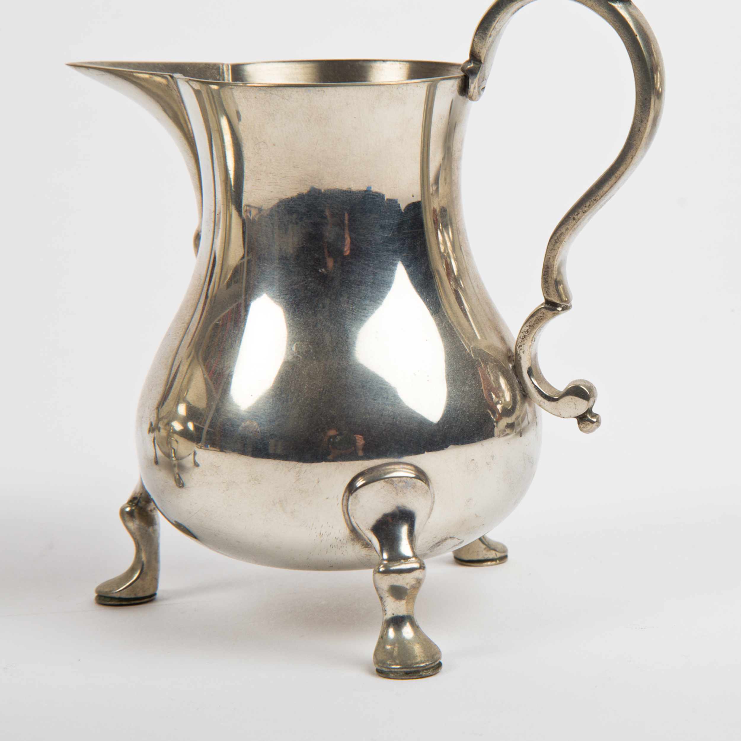 Kirk Steiff  "Williamsburg" Pewter Tea Set