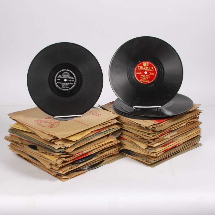 Collection of 78 RPM Country Western Records