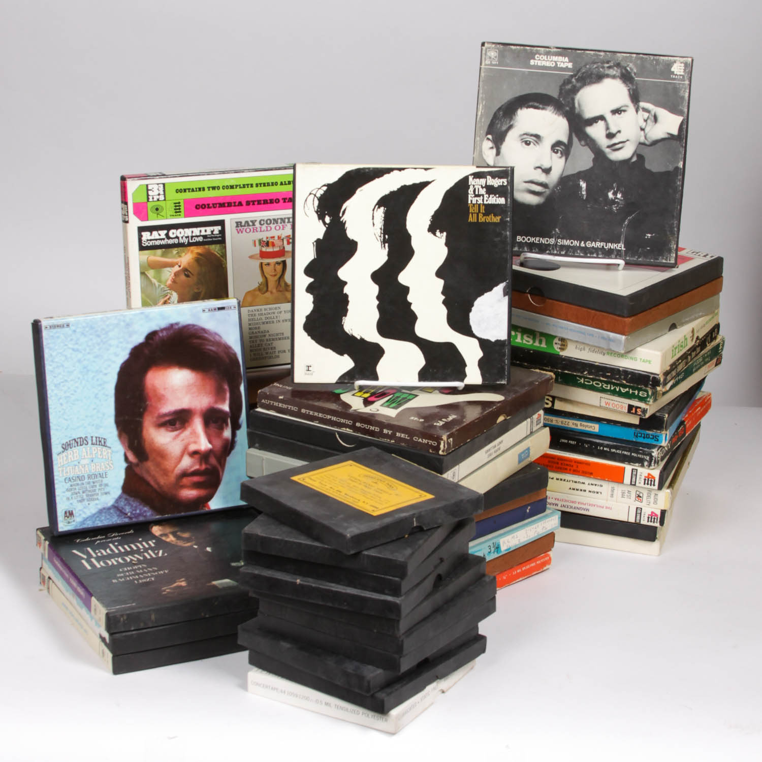 Vintage Reel-To-Reel Tapes Including Simon & Garfunkel and More