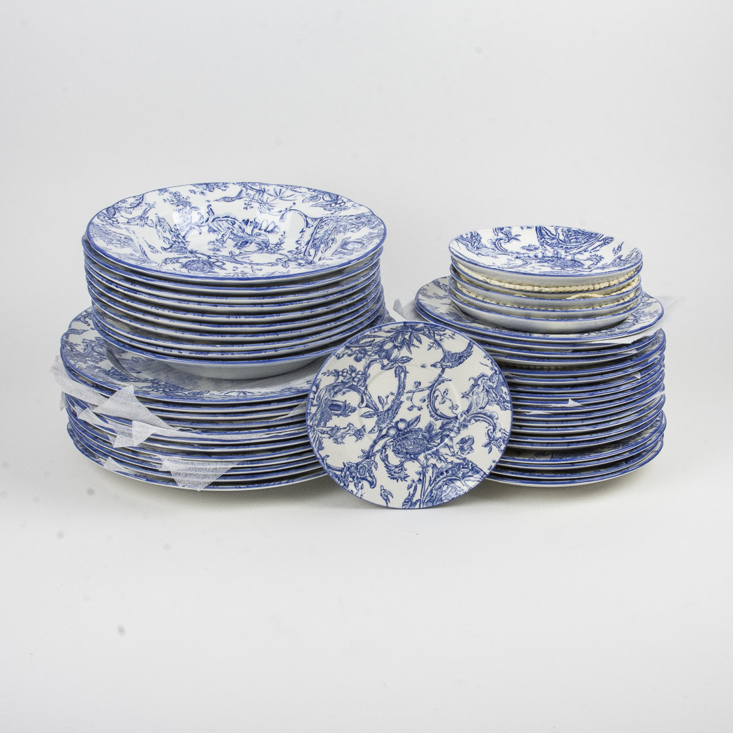 Spode English China "Williamsburg Provincial Garden"