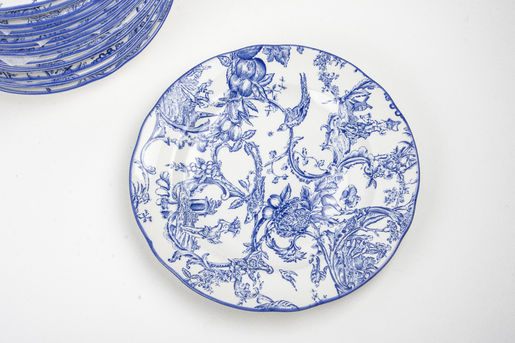 Spode English China "Williamsburg Provincial Garden"