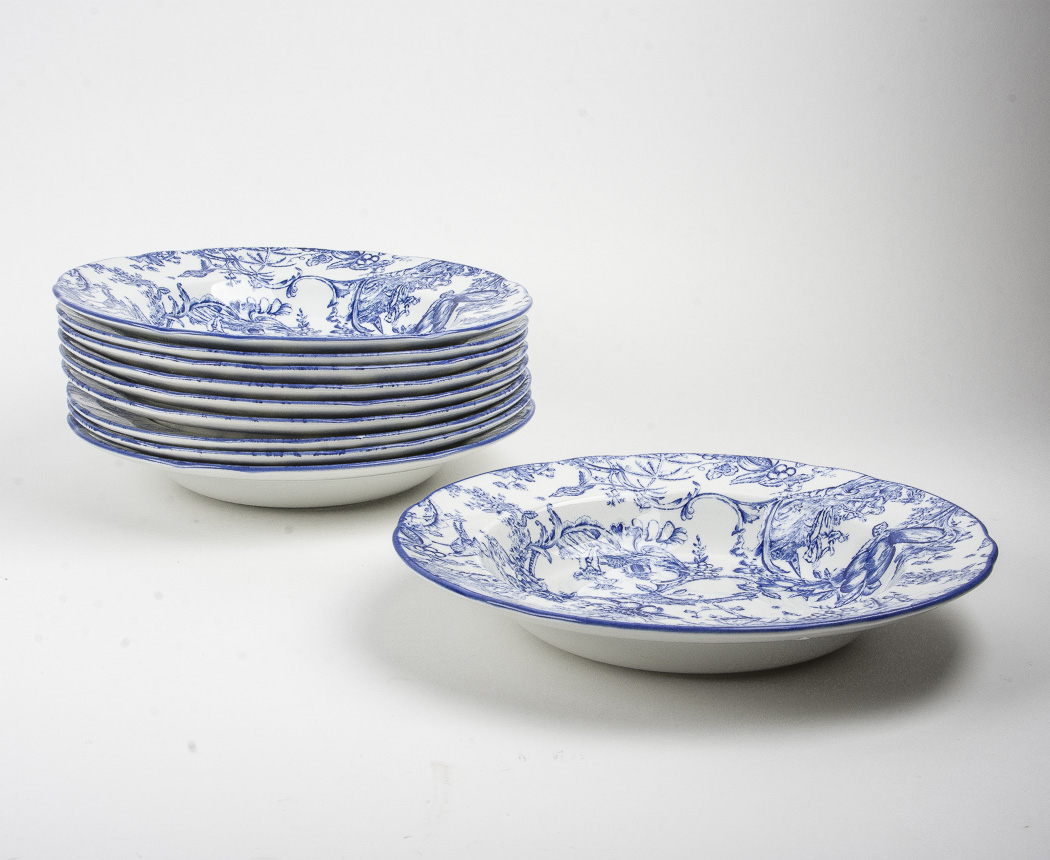 Spode English China "Williamsburg Provincial Garden"