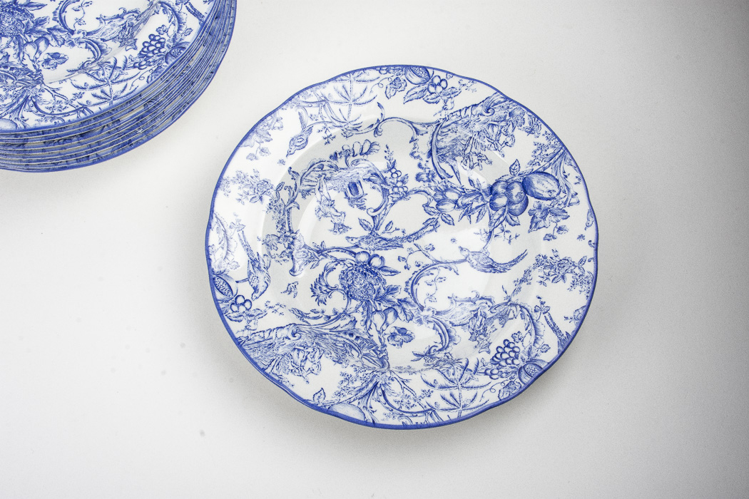 Spode English China "Williamsburg Provincial Garden"