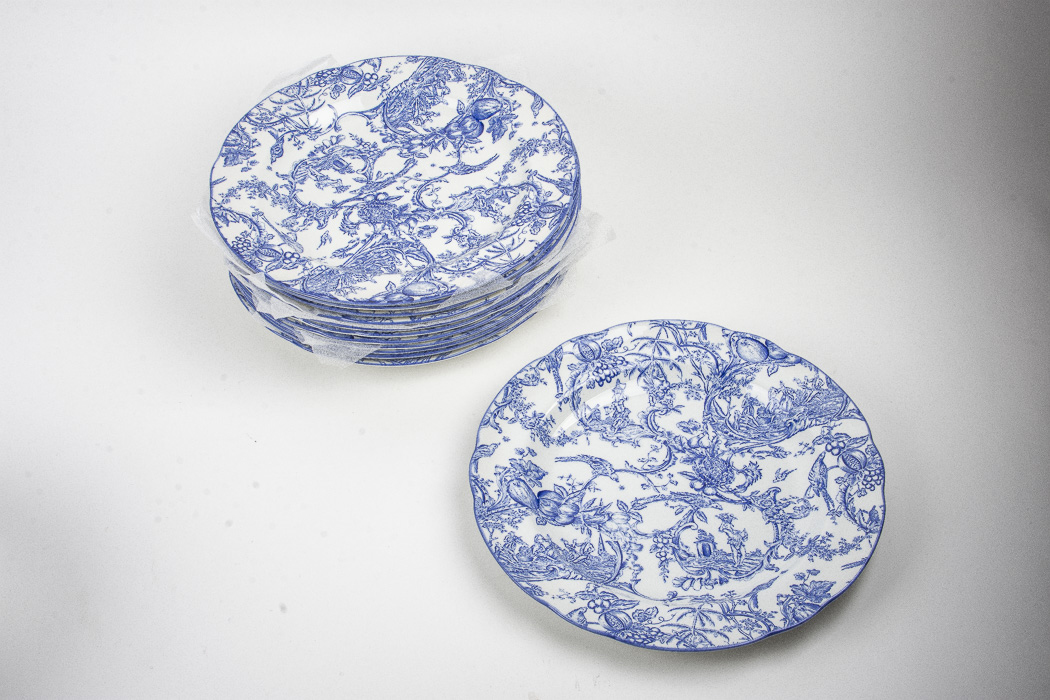 Spode English China "Williamsburg Provincial Garden"