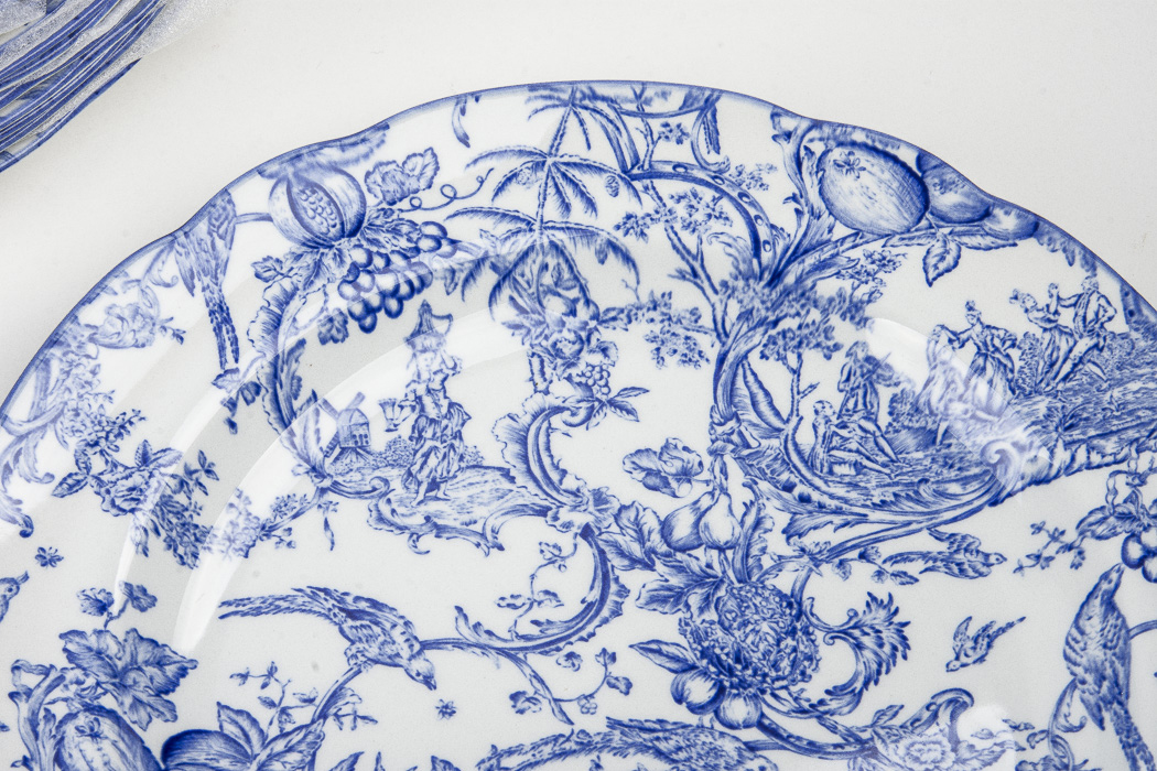 Spode English China "Williamsburg Provincial Garden"