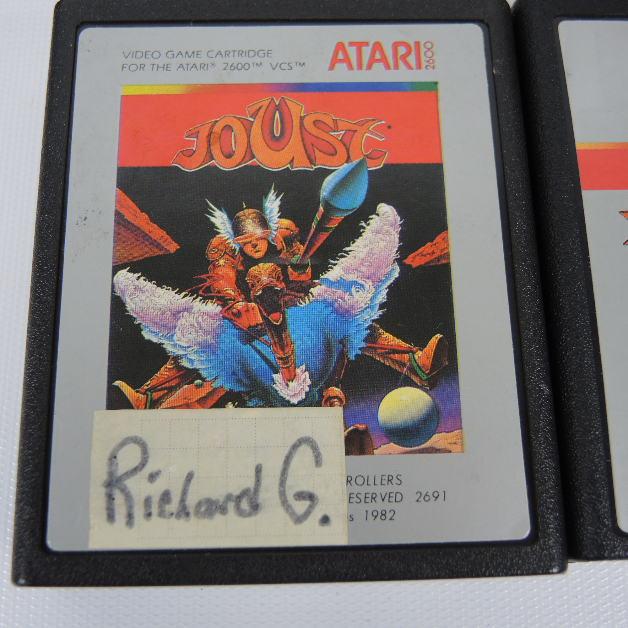 Vintage Atari 2600 Video Game Cartridges Collection