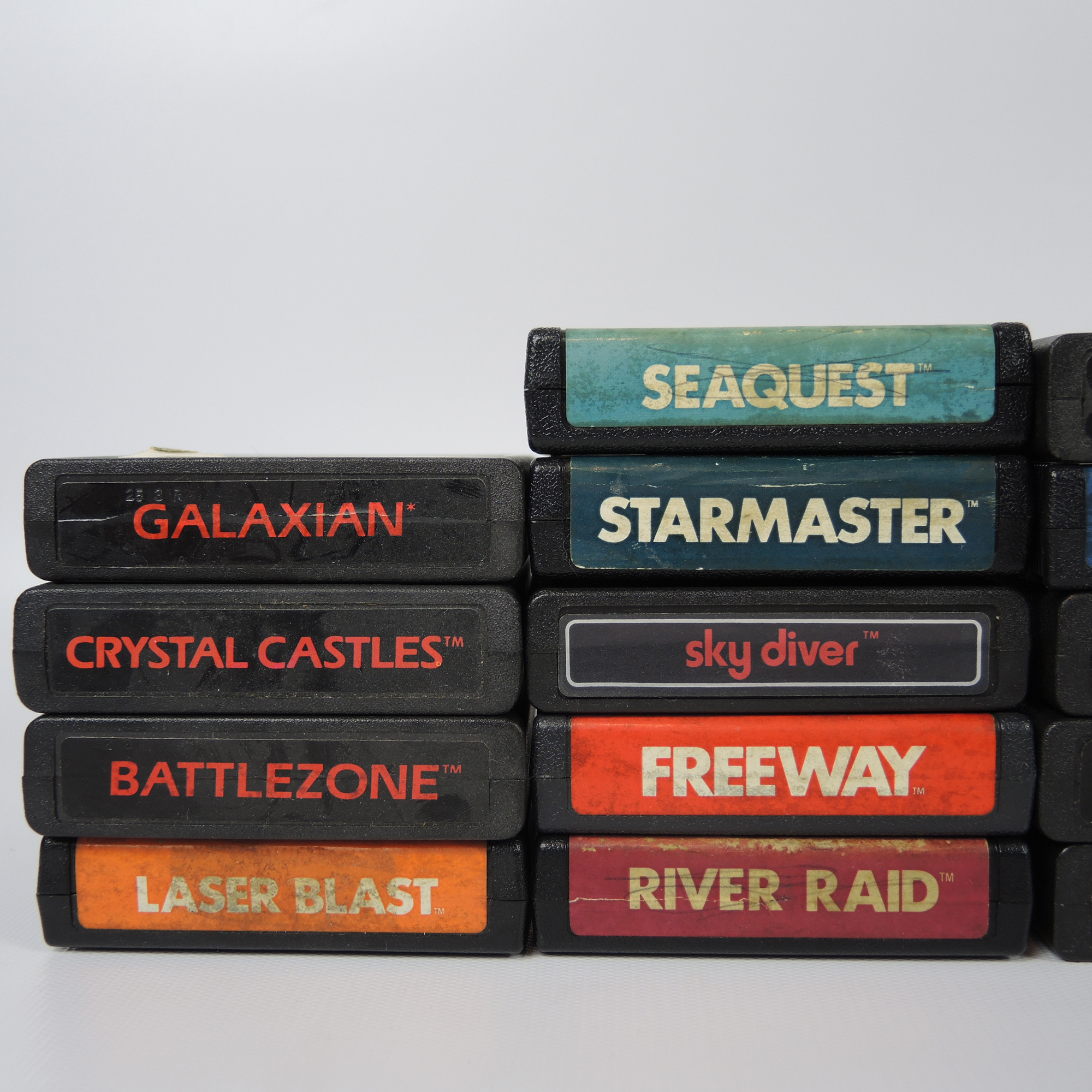 Vintage Atari 2600 Video Game Cartridges Collection