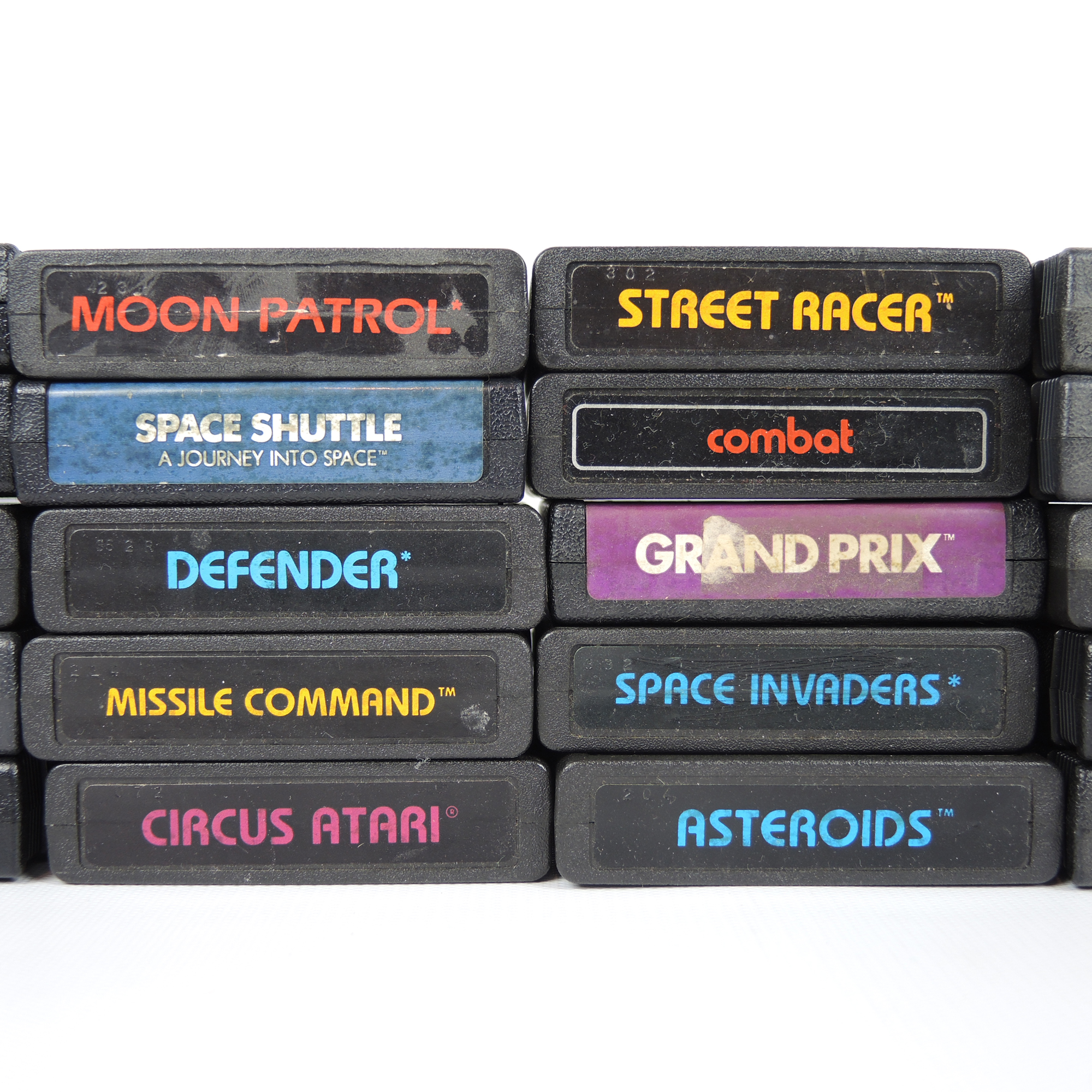 Vintage Atari 2600 Video Game Cartridges Collection