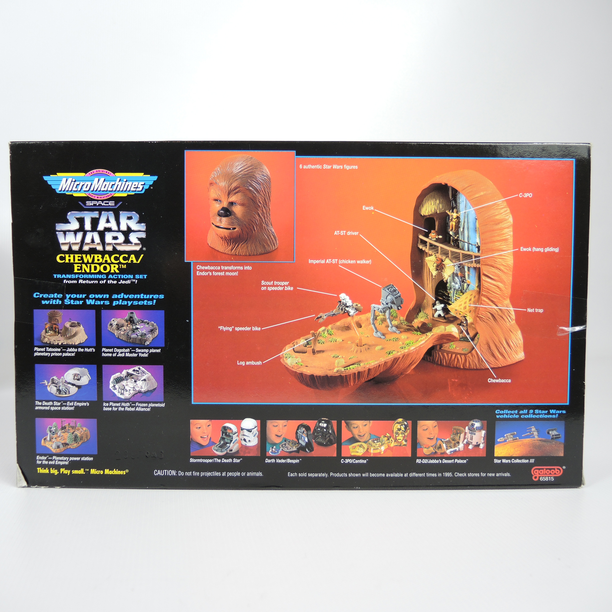 Three 1990s Micro Machines Star Wars Play Sets New in Box