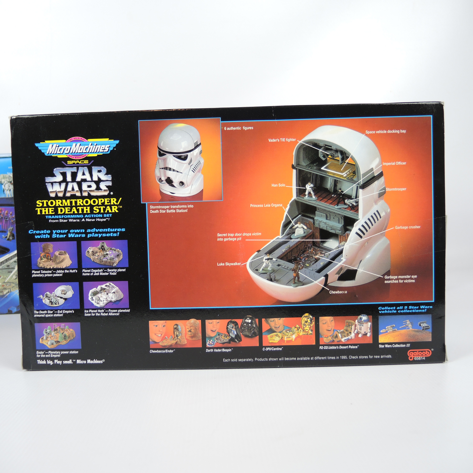 Three 1990s Micro Machines Star Wars Play Sets New in Box