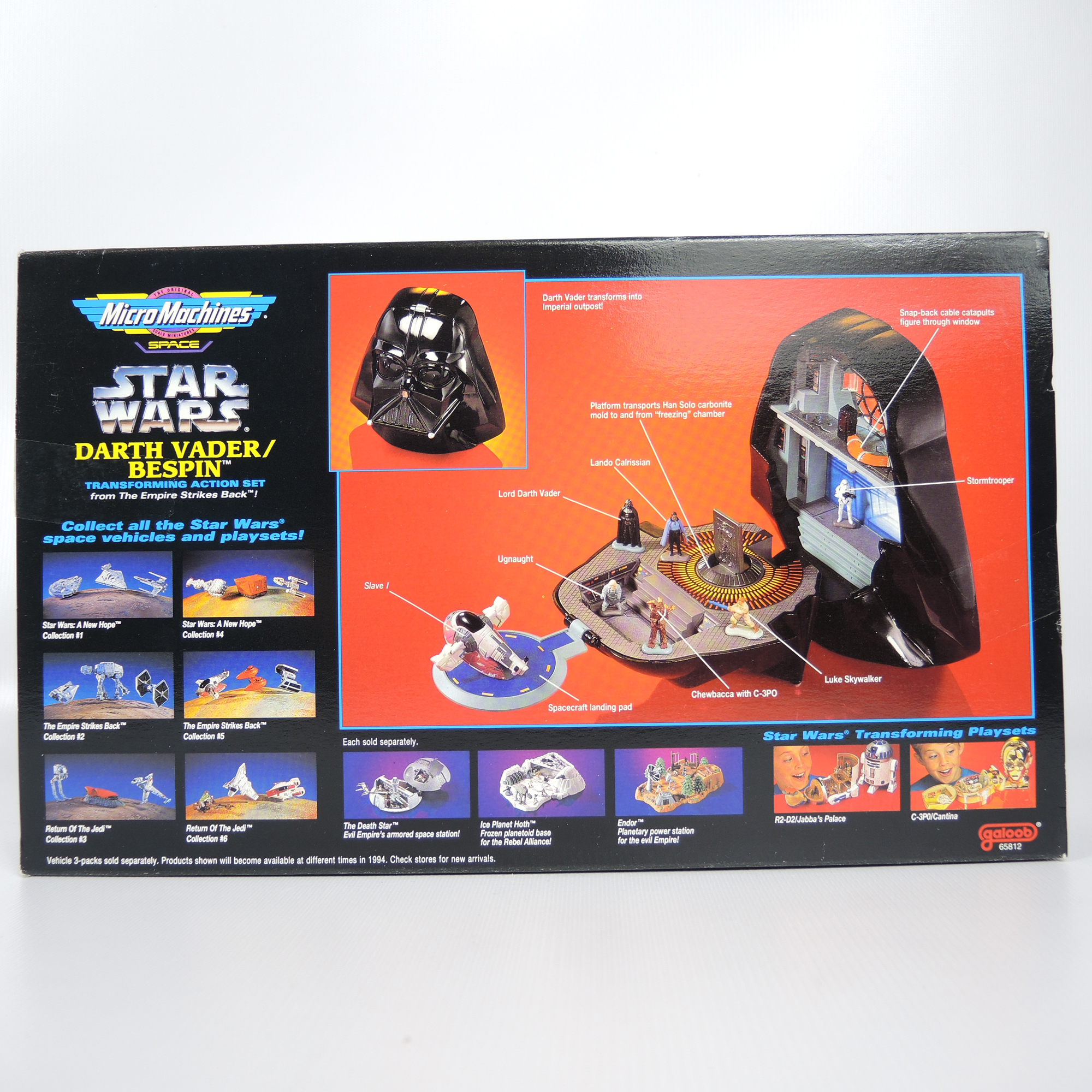 Three 1990s Micro Machines Star Wars Play Sets New in Box