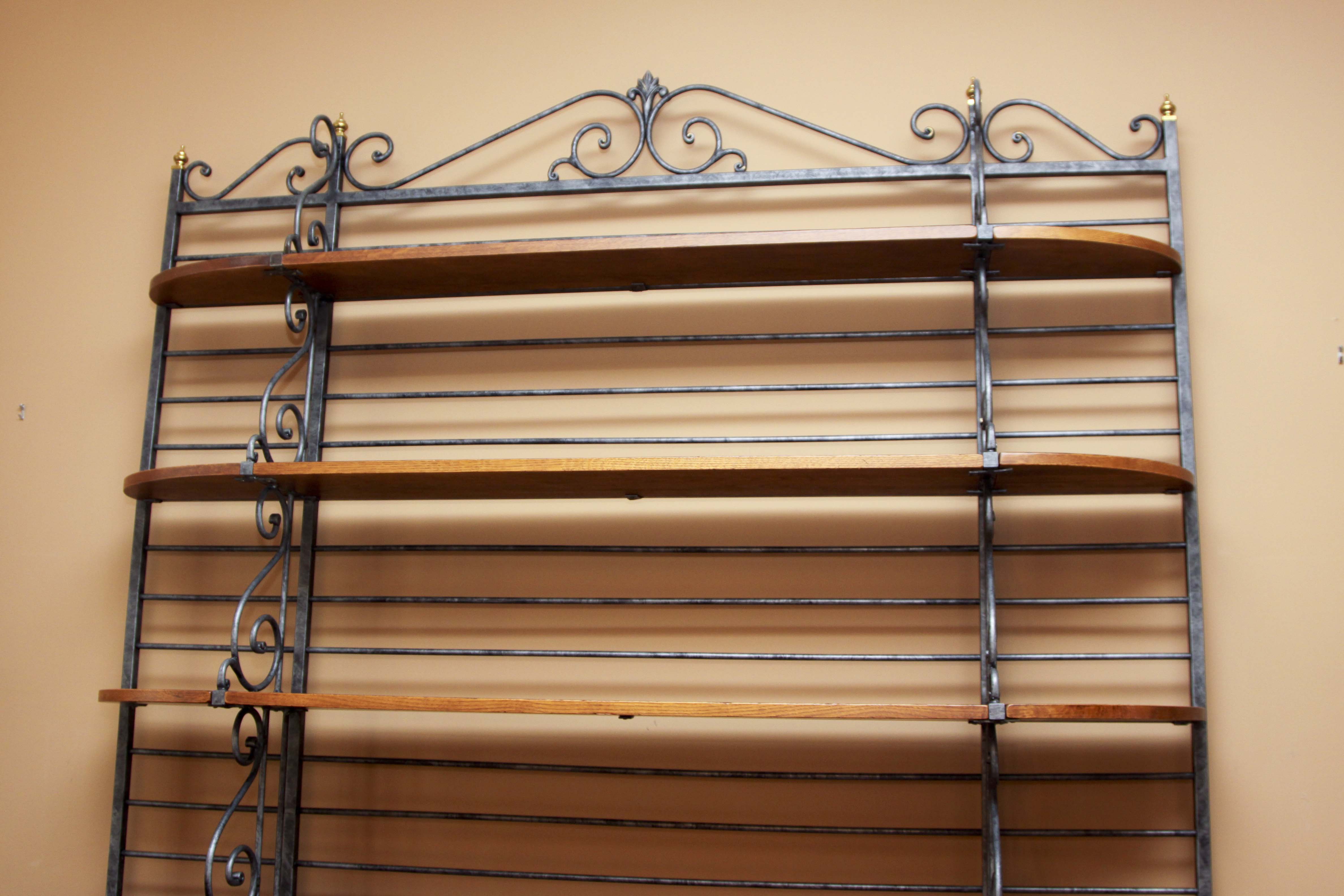 Henredon Sideboard with Metal Baker's Rack
