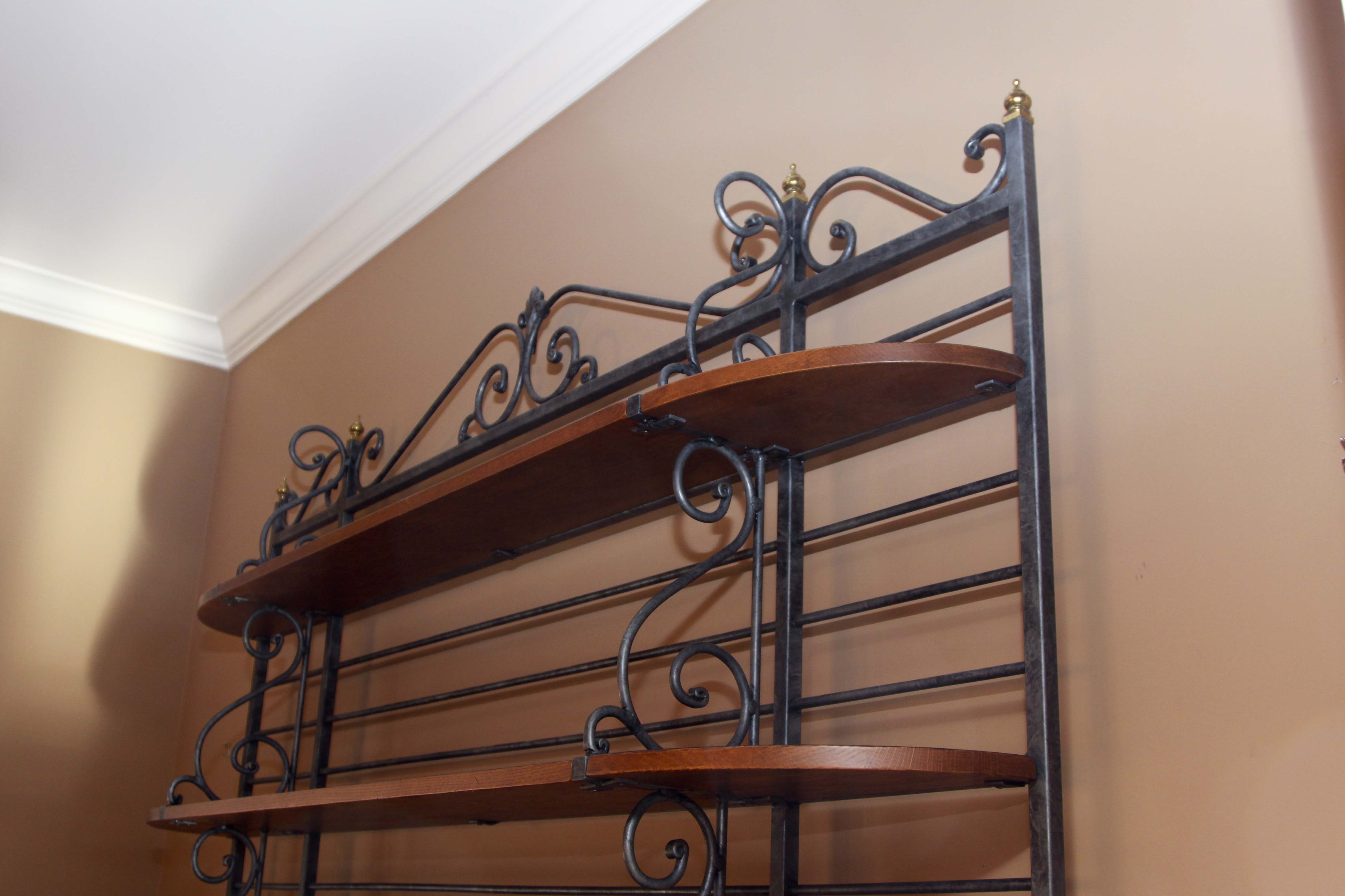 Henredon Sideboard with Metal Baker's Rack