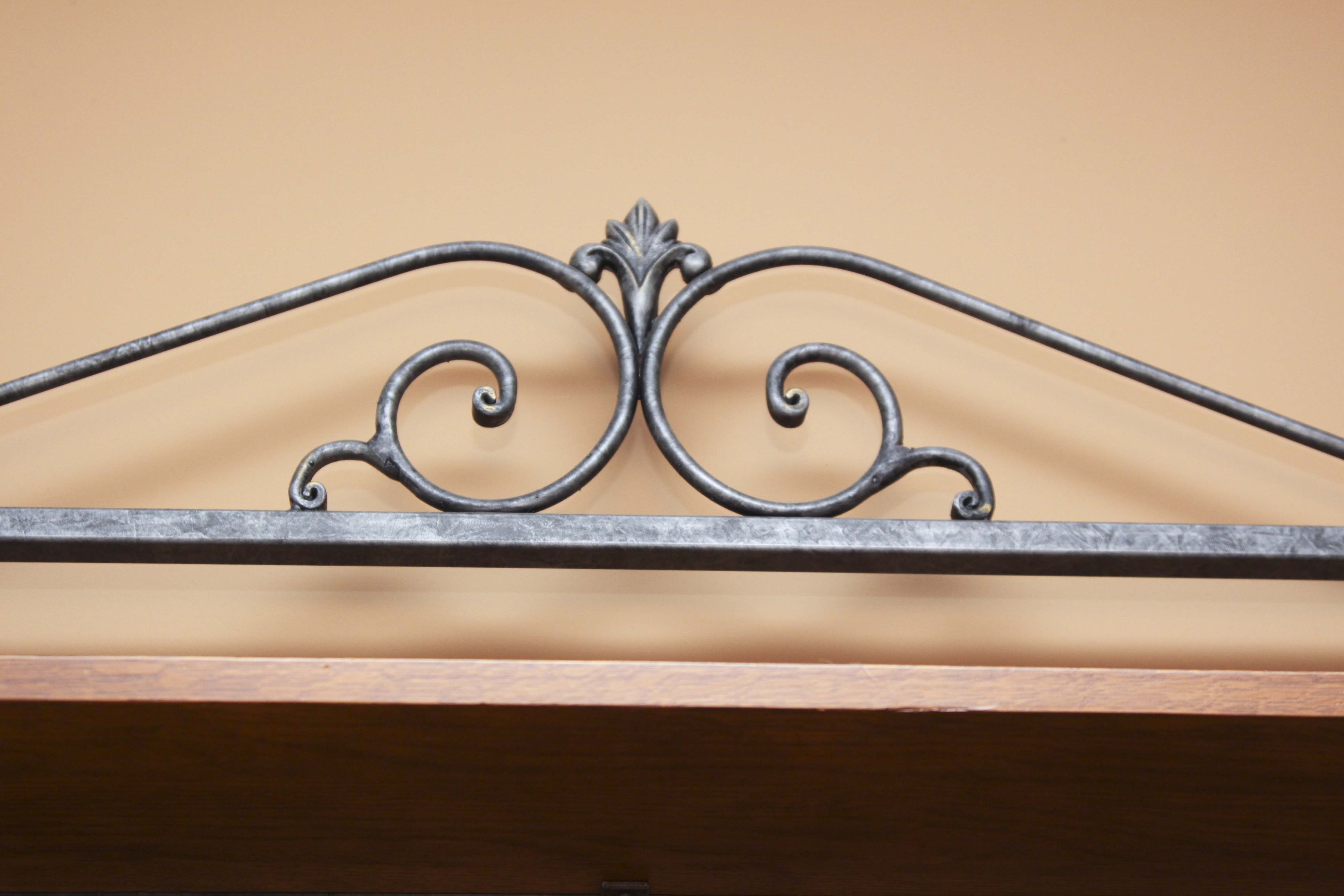 Henredon Sideboard with Metal Baker's Rack