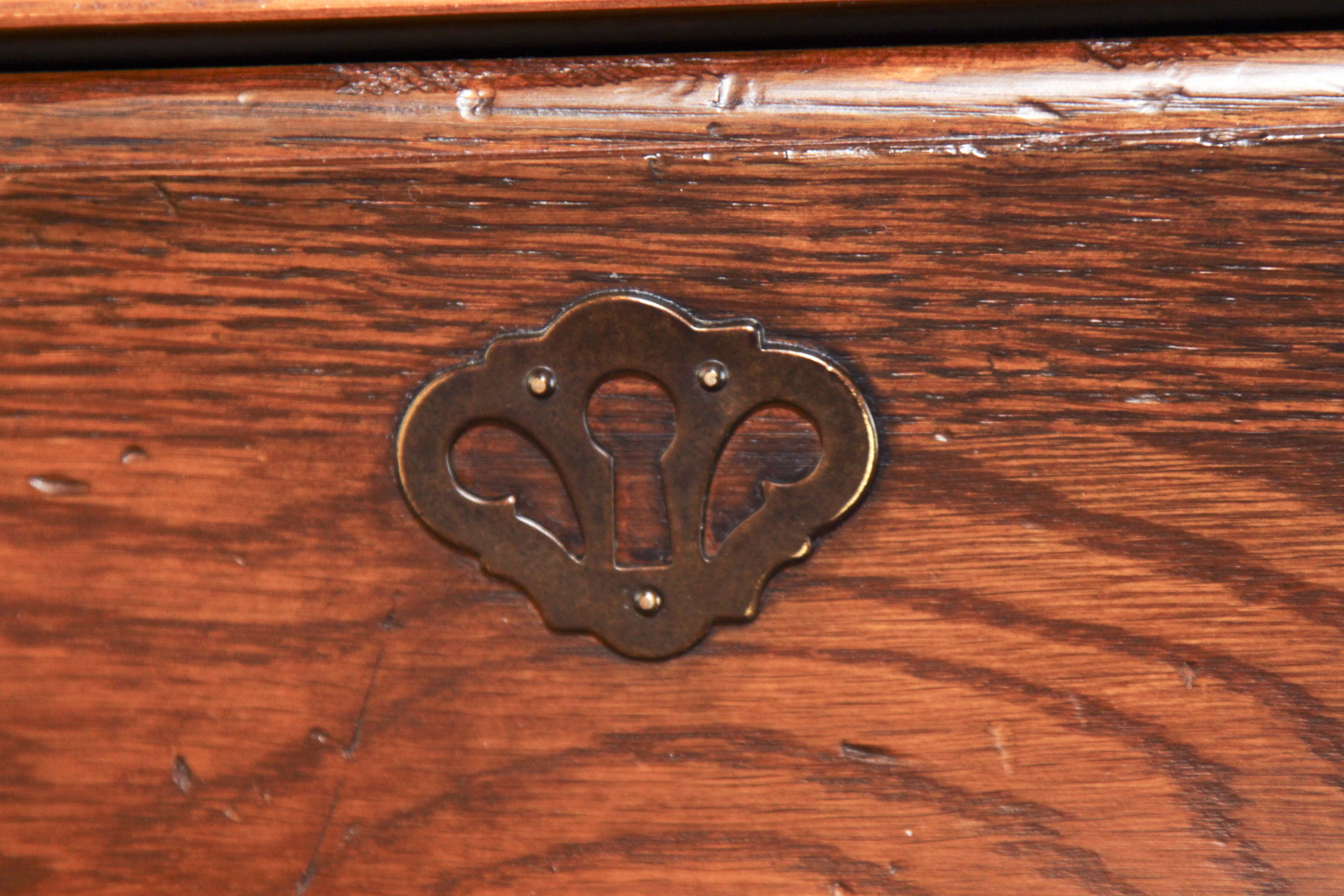 Henredon Sideboard with Metal Baker's Rack
