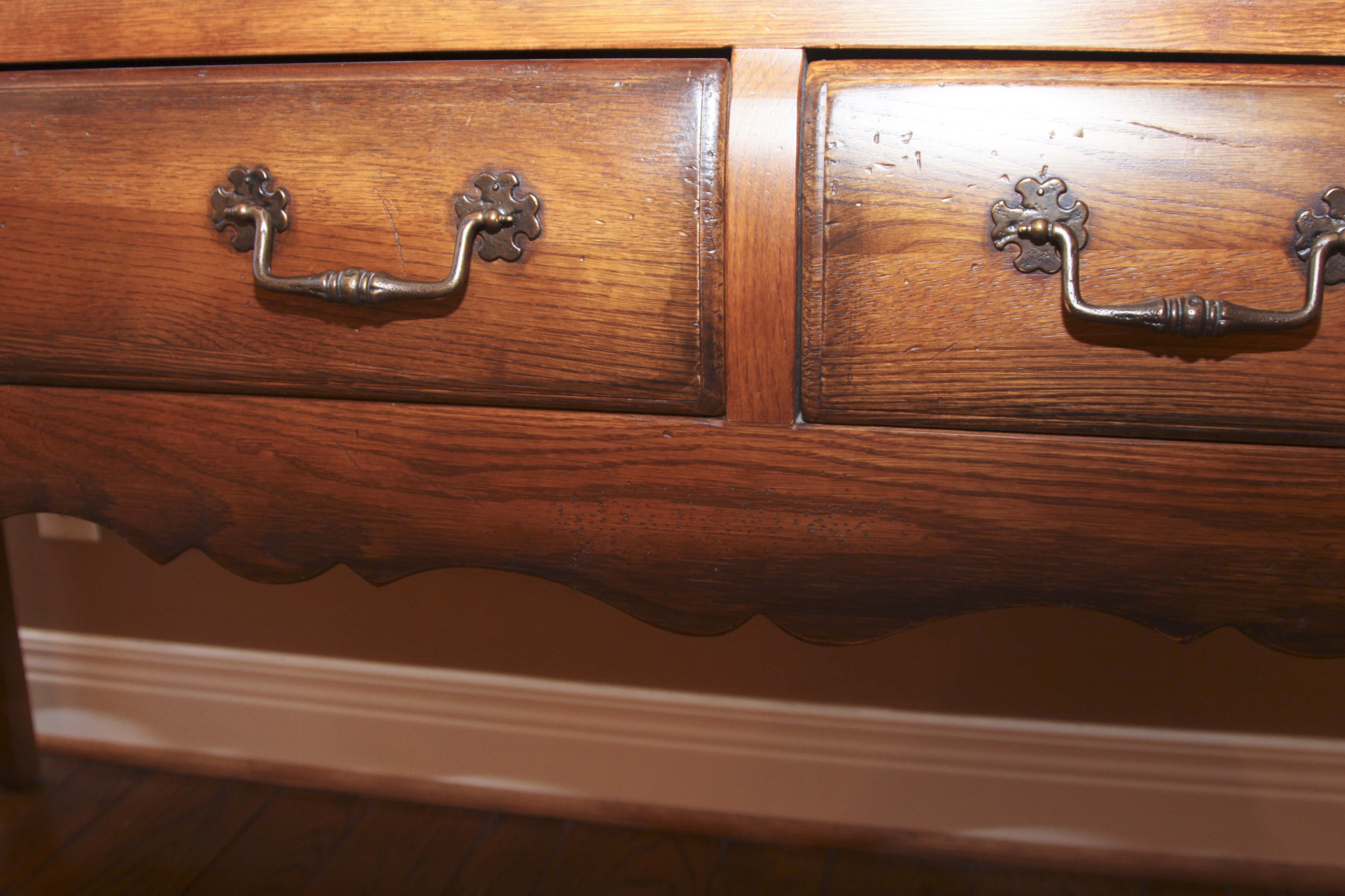 Henredon Sideboard with Metal Baker's Rack