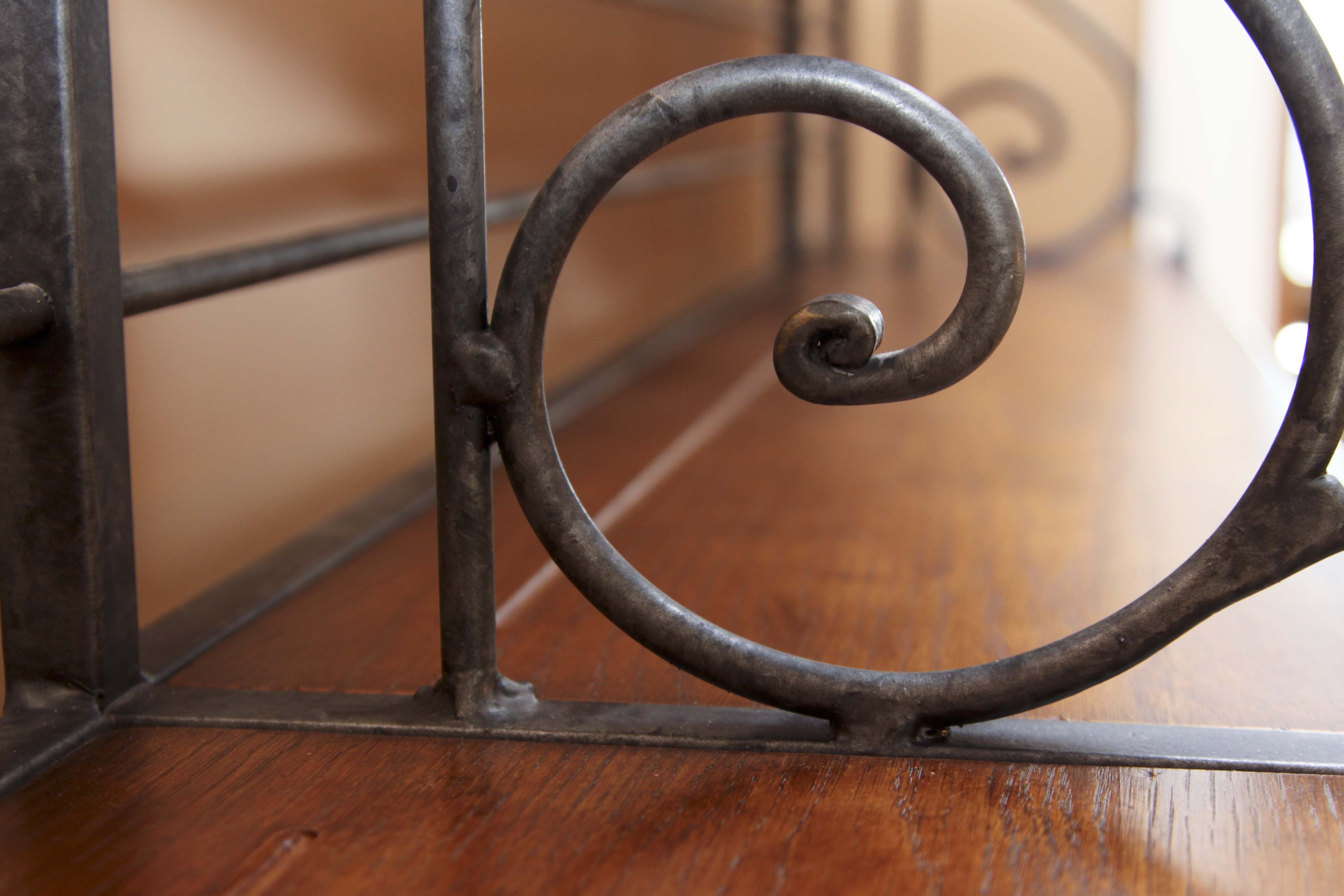 Henredon Sideboard with Metal Baker's Rack