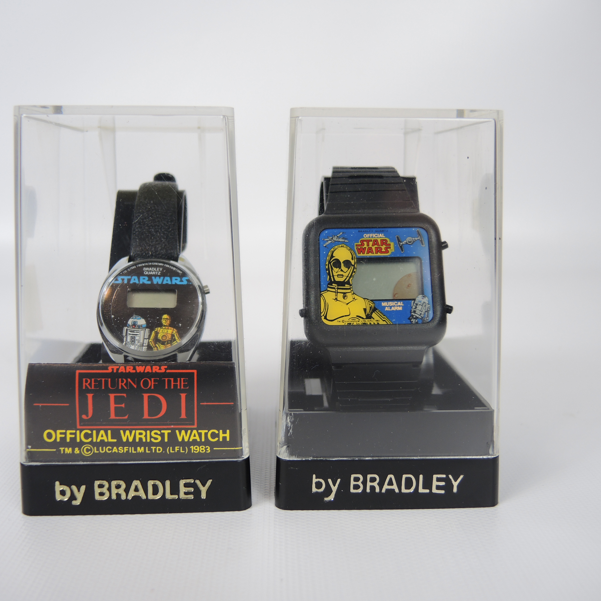 Vintage 1983 Childrens Star Wars Digital Watches