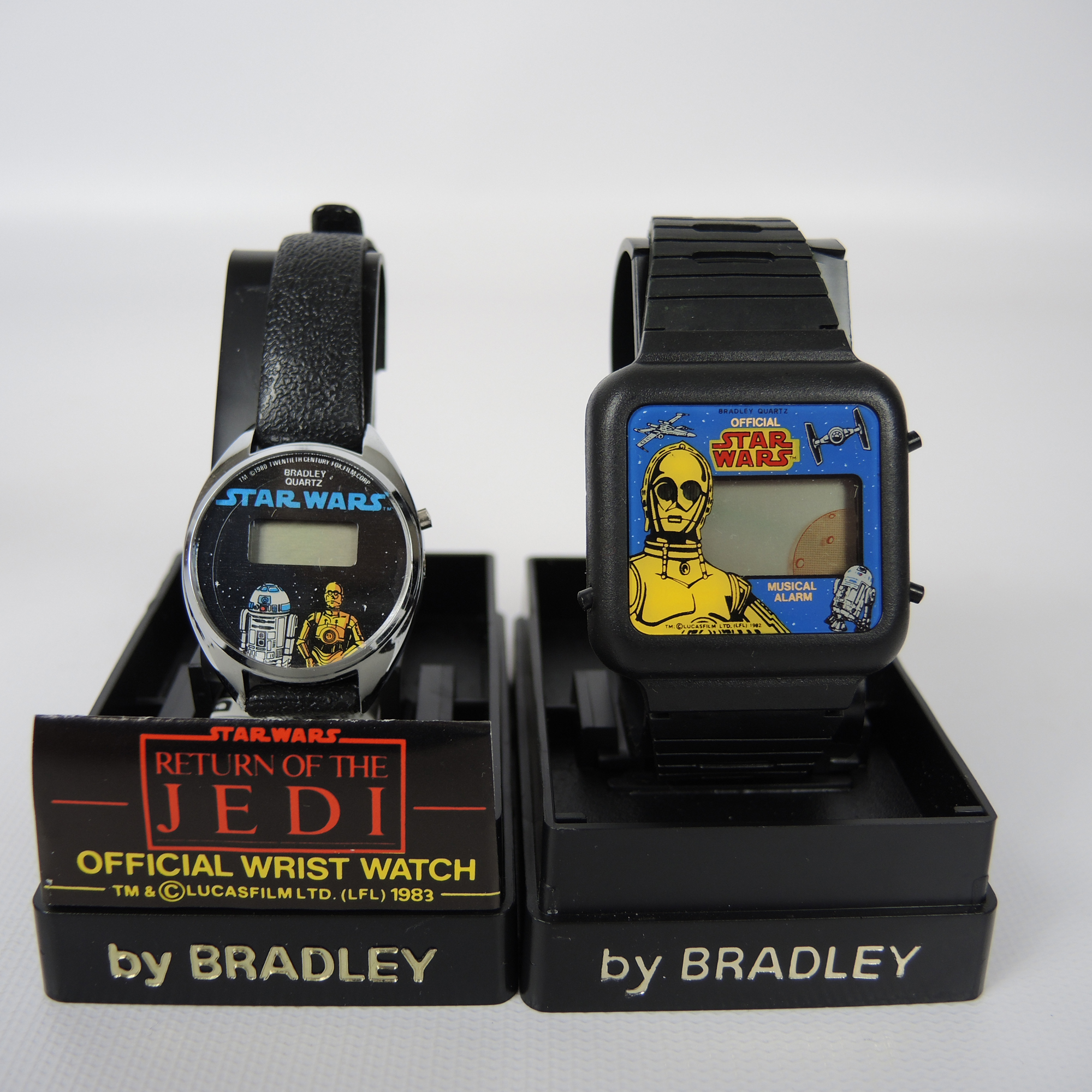 Vintage 1983 Childrens Star Wars Digital Watches
