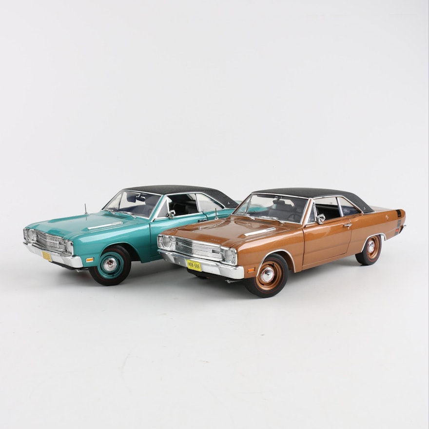 Pair of 1969 Dodge Dart Die-Cast Cars