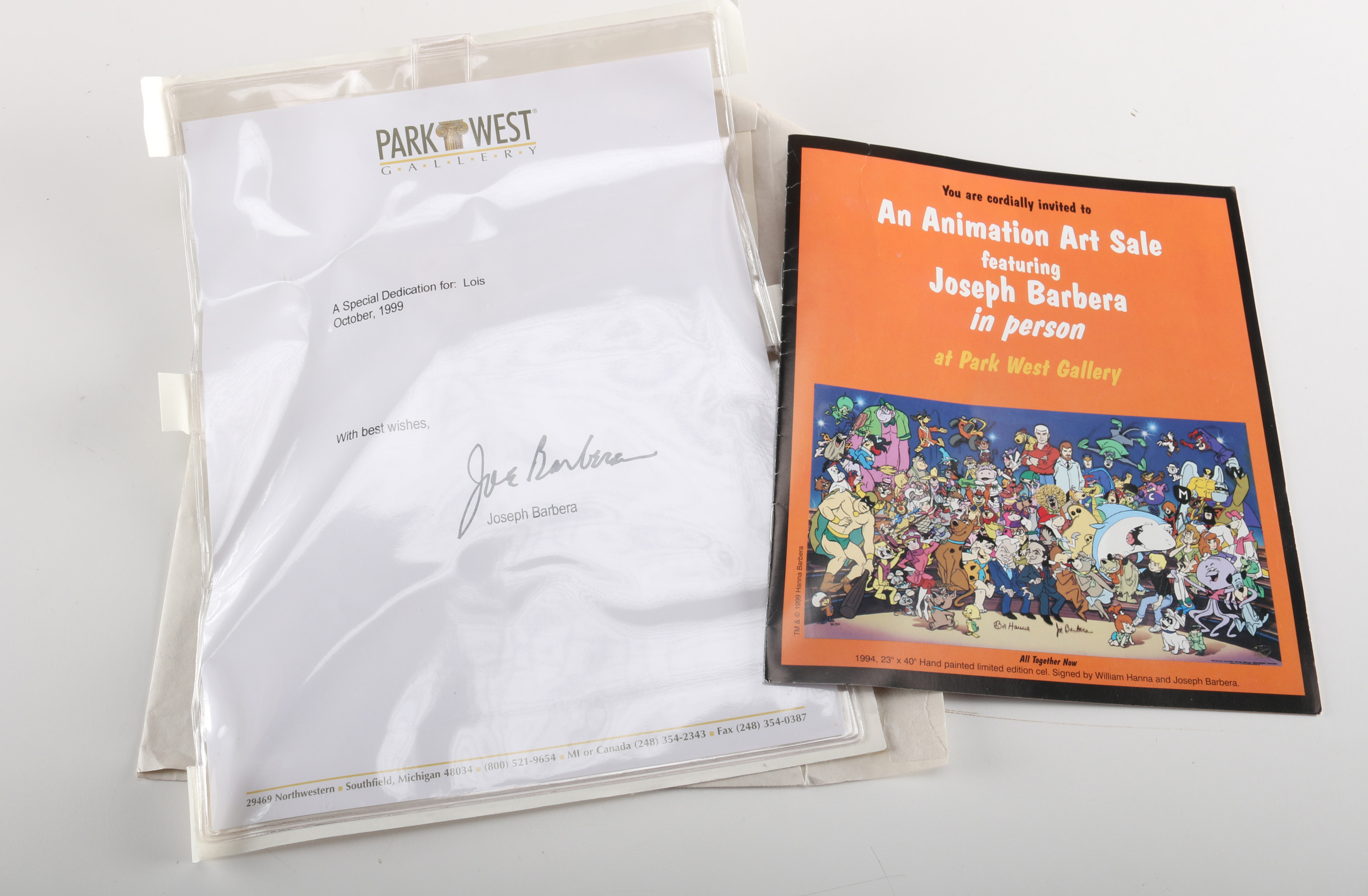 Jim Davis 1997 Garfield Celluloid