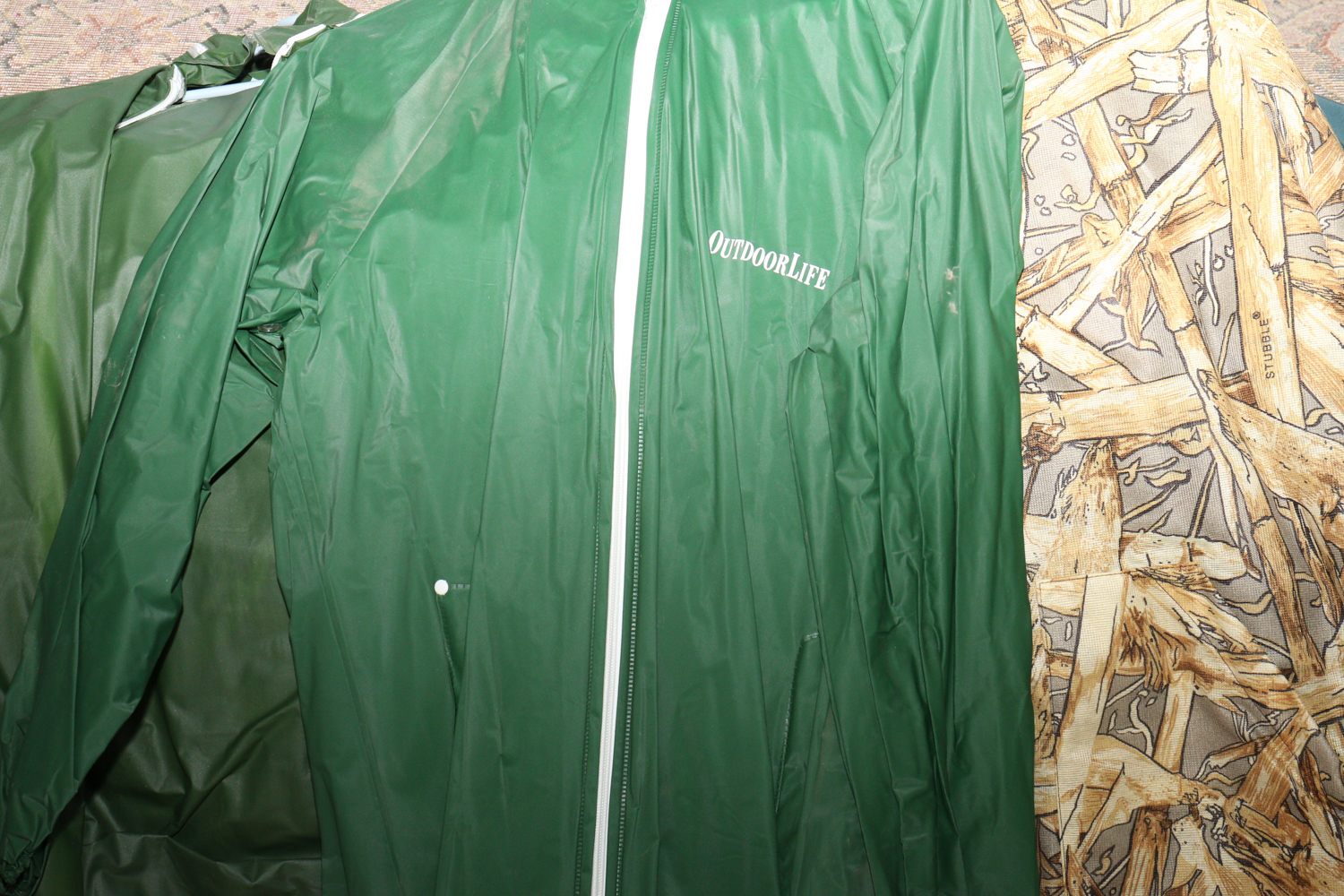 Vintage Cedar-Lined Wardrobe with Hunting Equipment