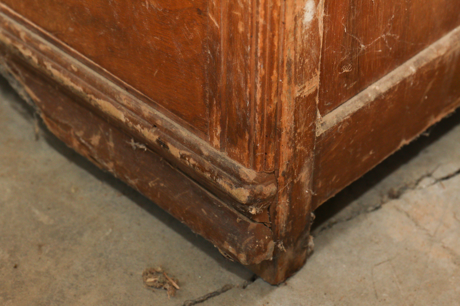 Vintage Cedar-Lined Wardrobe with Hunting Equipment