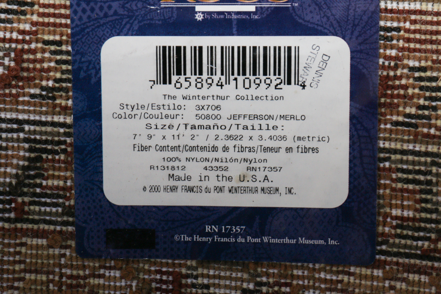 Winterthur Collection Area Rug