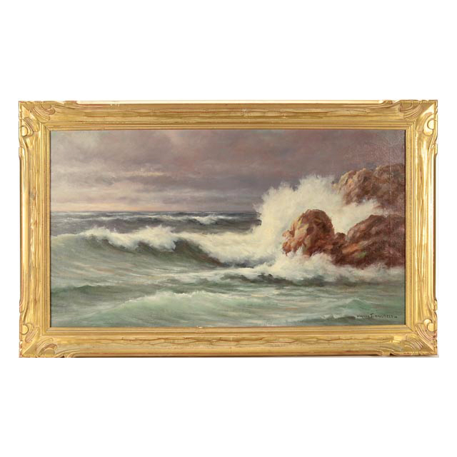 Warren T. Mansfield Original Oil Painting on Canvas