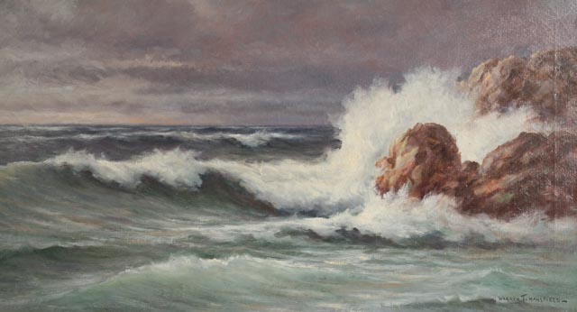 Warren T. Mansfield Original Oil Painting on Canvas