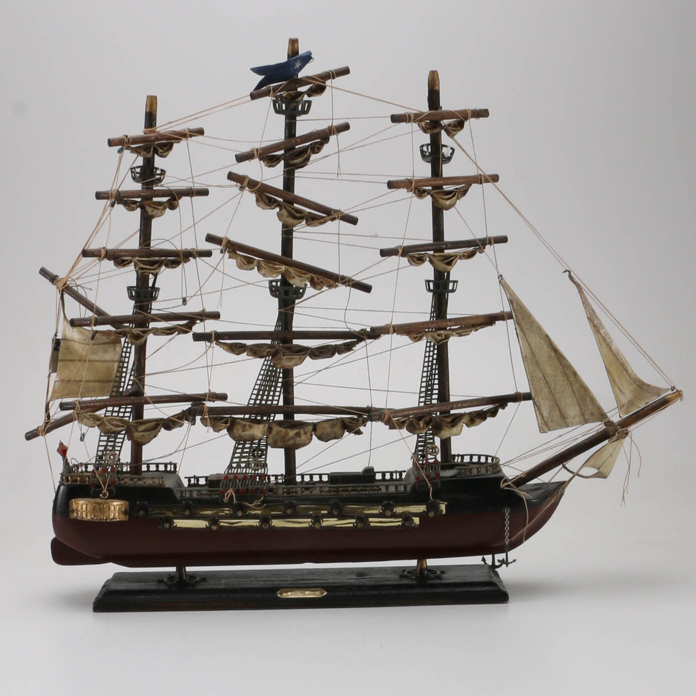 Model Ship of "USS Bonhomme Richard"