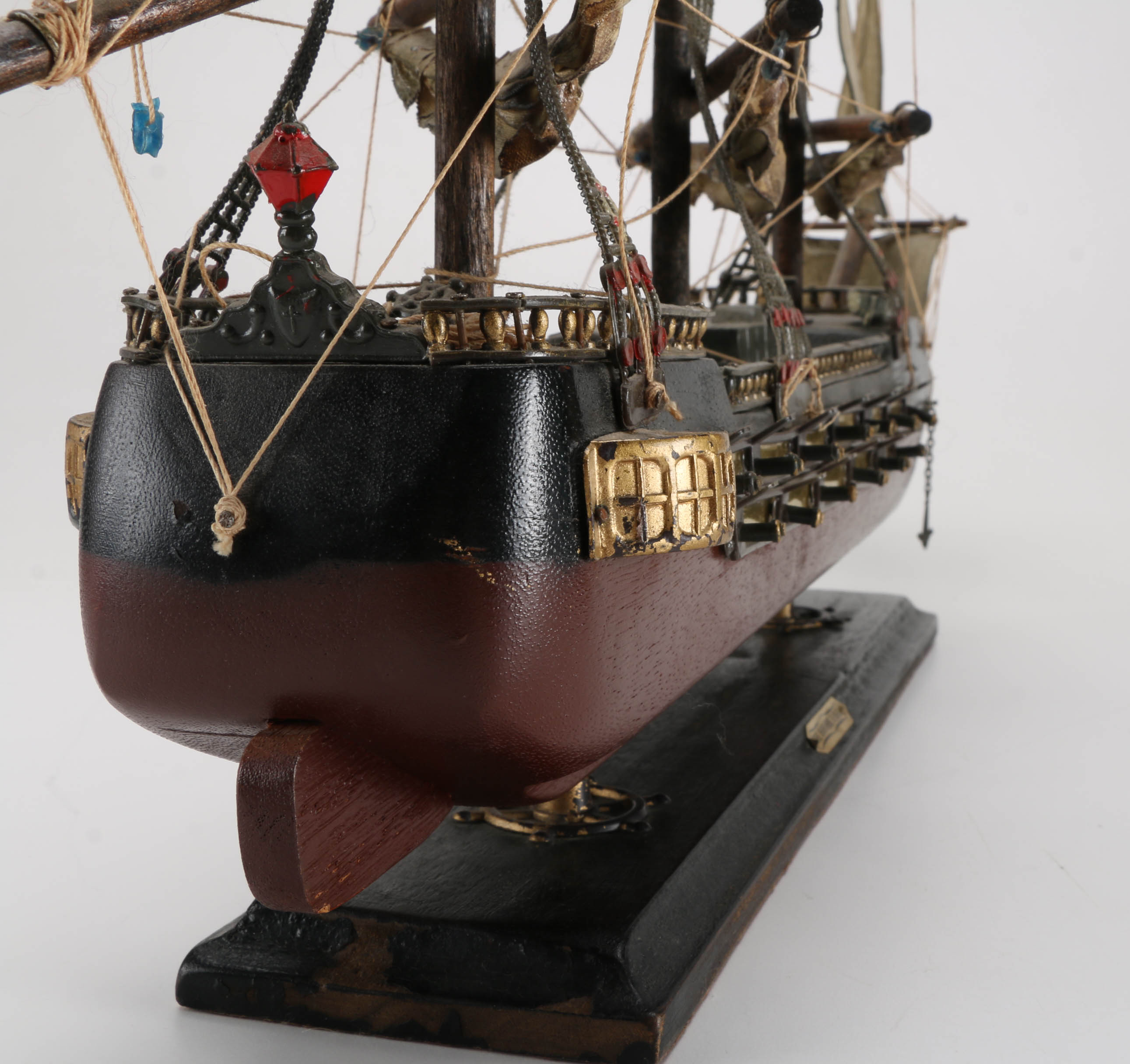 Model Ship of "USS Bonhomme Richard"