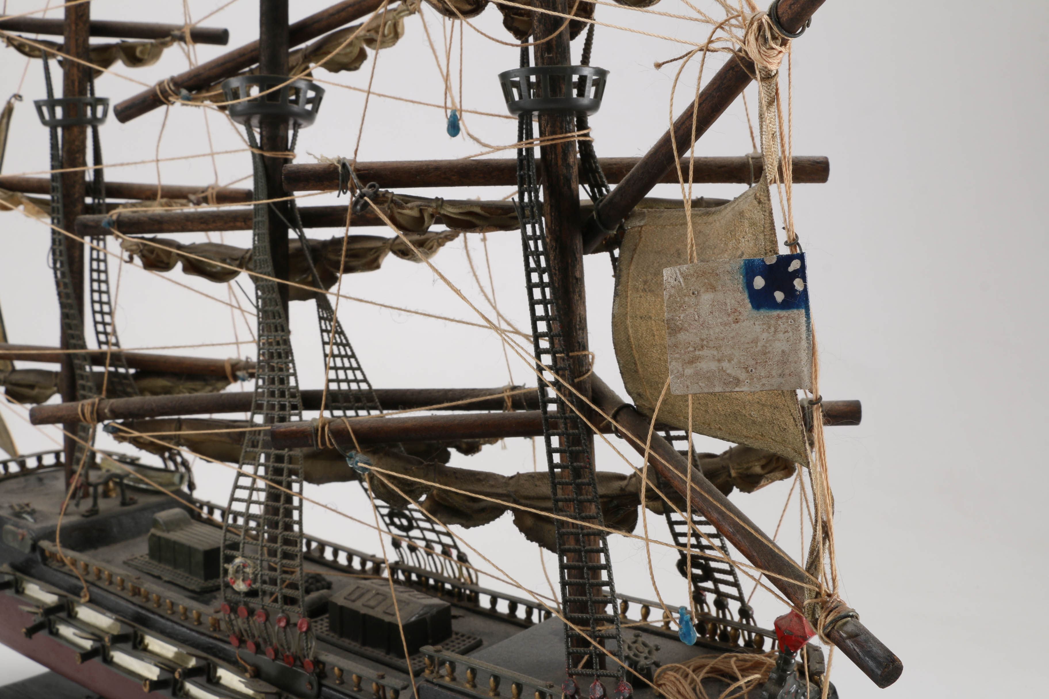 Model Ship of "USS Bonhomme Richard"