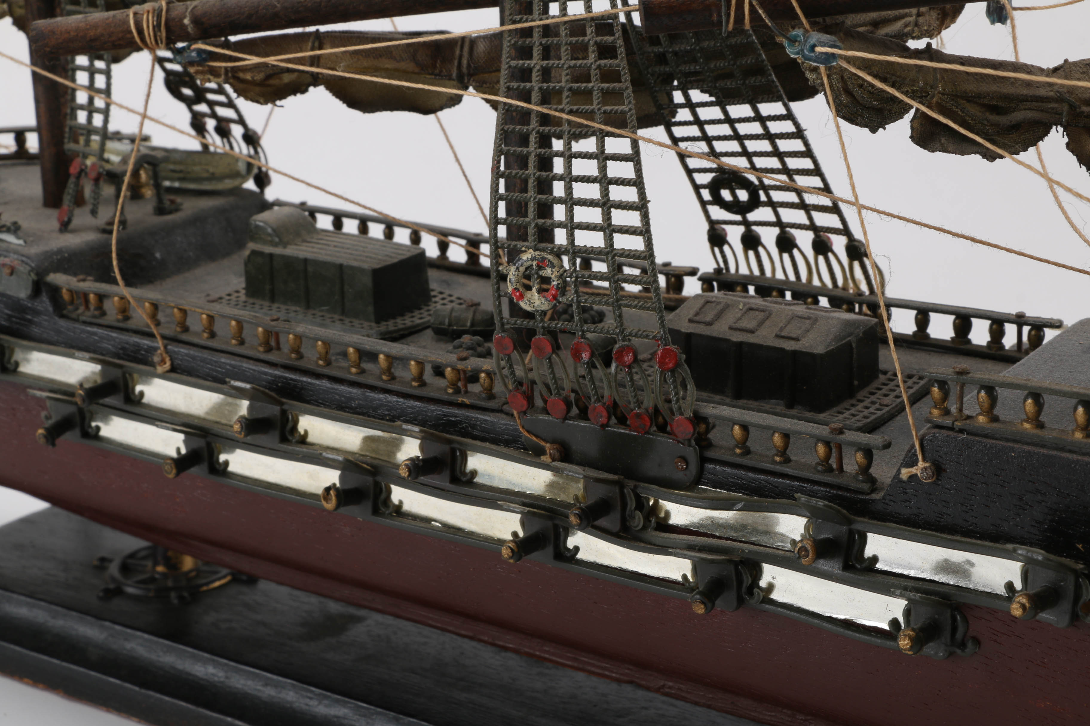 Model Ship of "USS Bonhomme Richard"