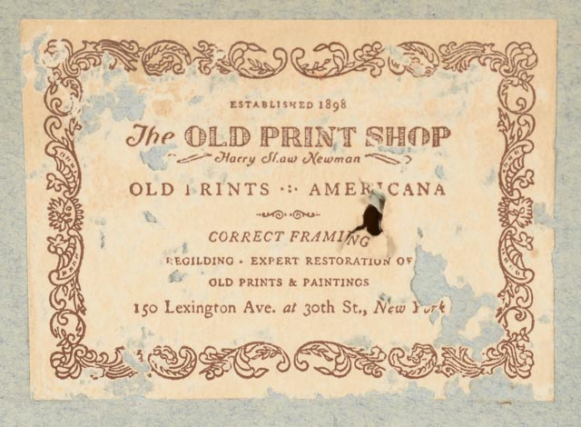 Antique Engraving of William Penn with Native Americans