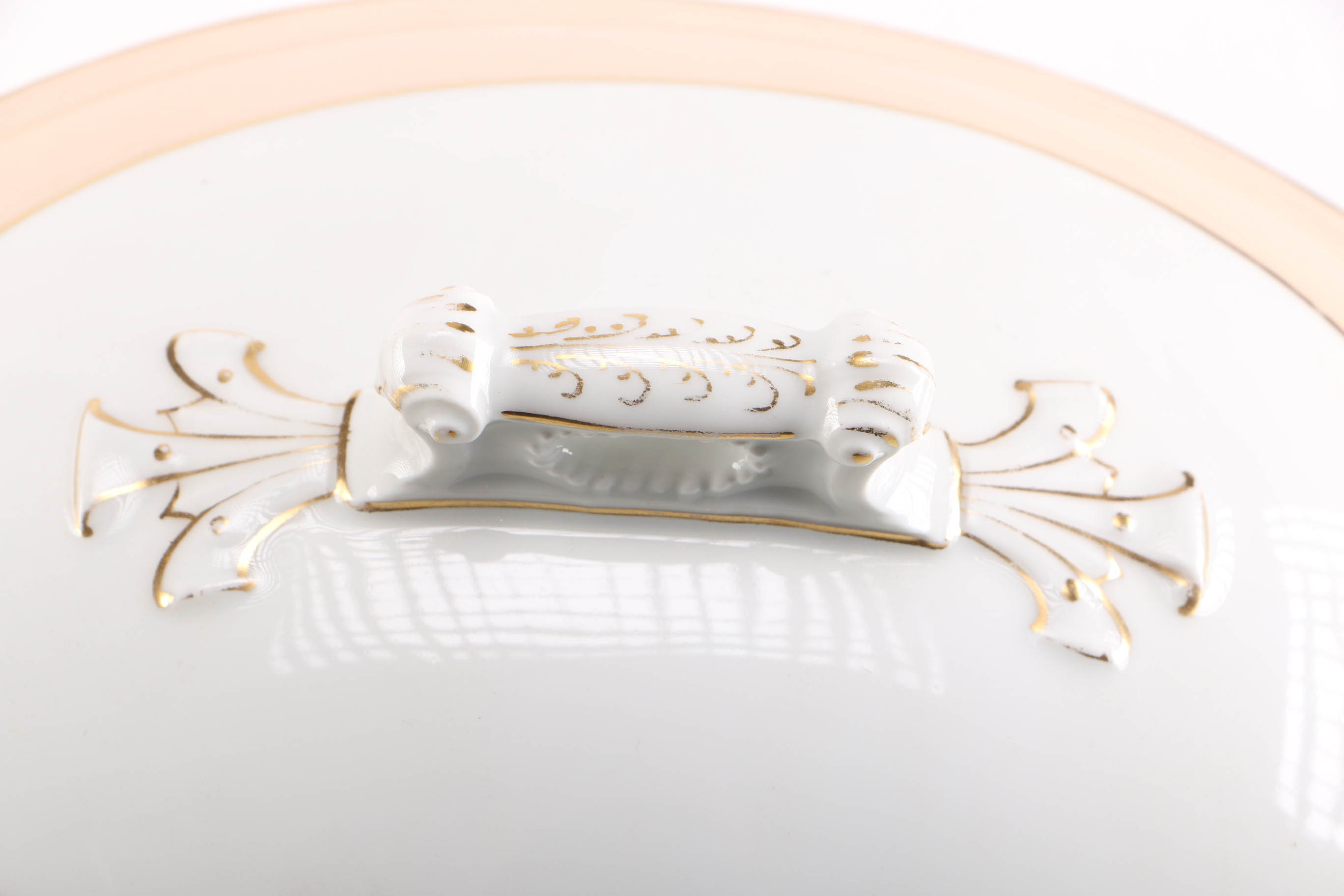 Circa 1870 Charles Field Haviland Porcelain Soup Tureen