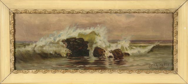 Edith Haley Original 1896 Oil Painting on Canvas