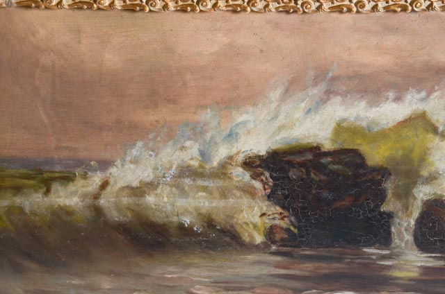 Edith Haley Original 1896 Oil Painting on Canvas