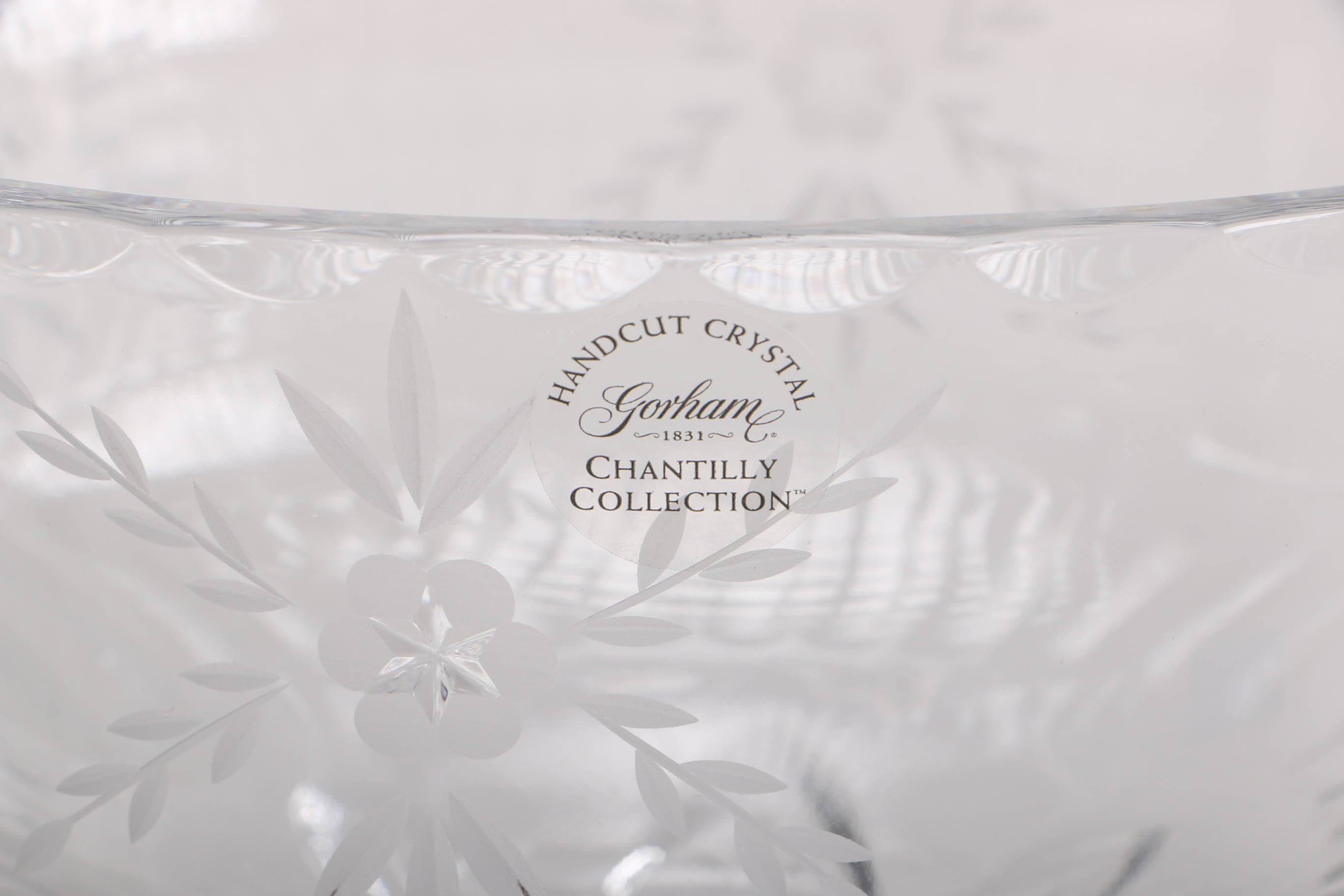 Gorham Crystal Bowl from the "Chantilly Collection"