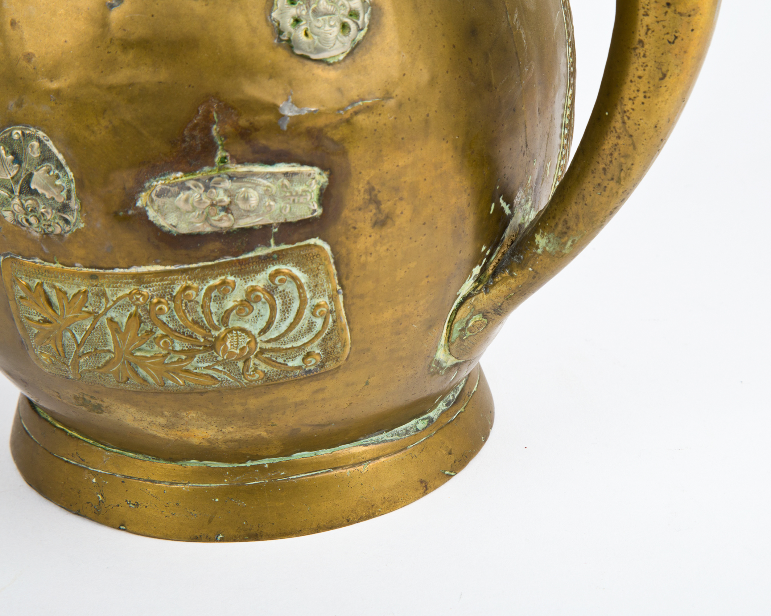 Antique Chinese Brass Teapot